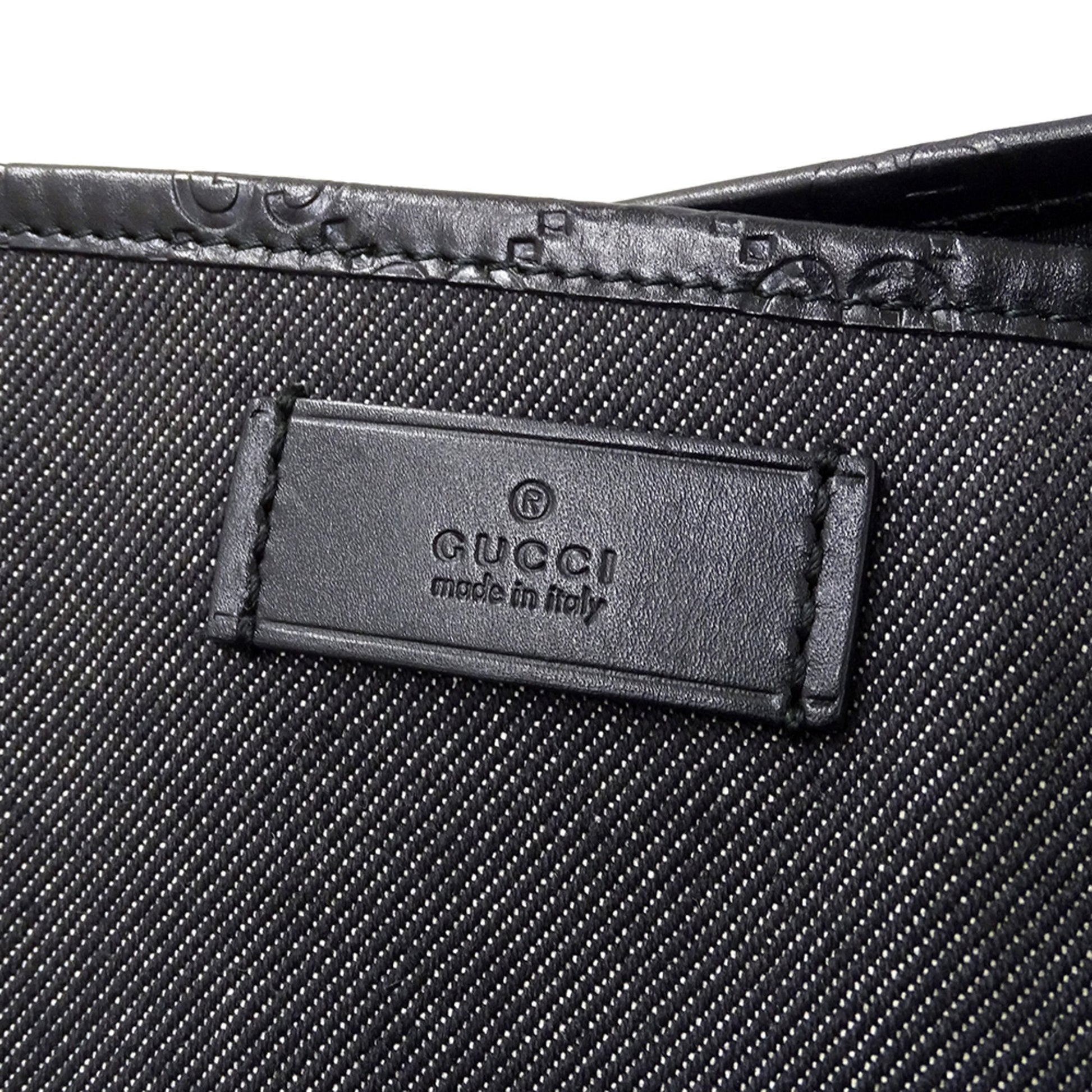 Gucci Black Denim Tote Bag