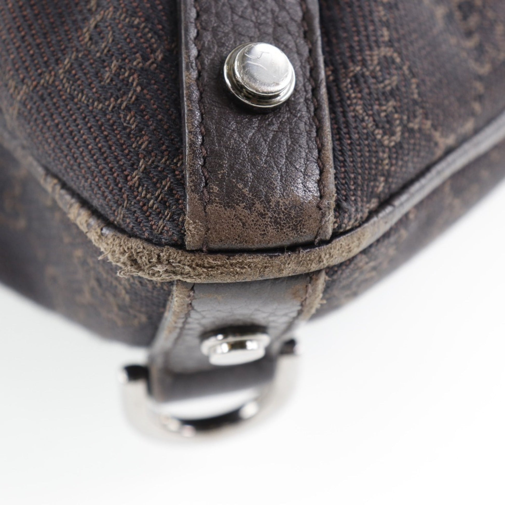 Gucci Abbey Brown Gg Canvas Shoulder Bag