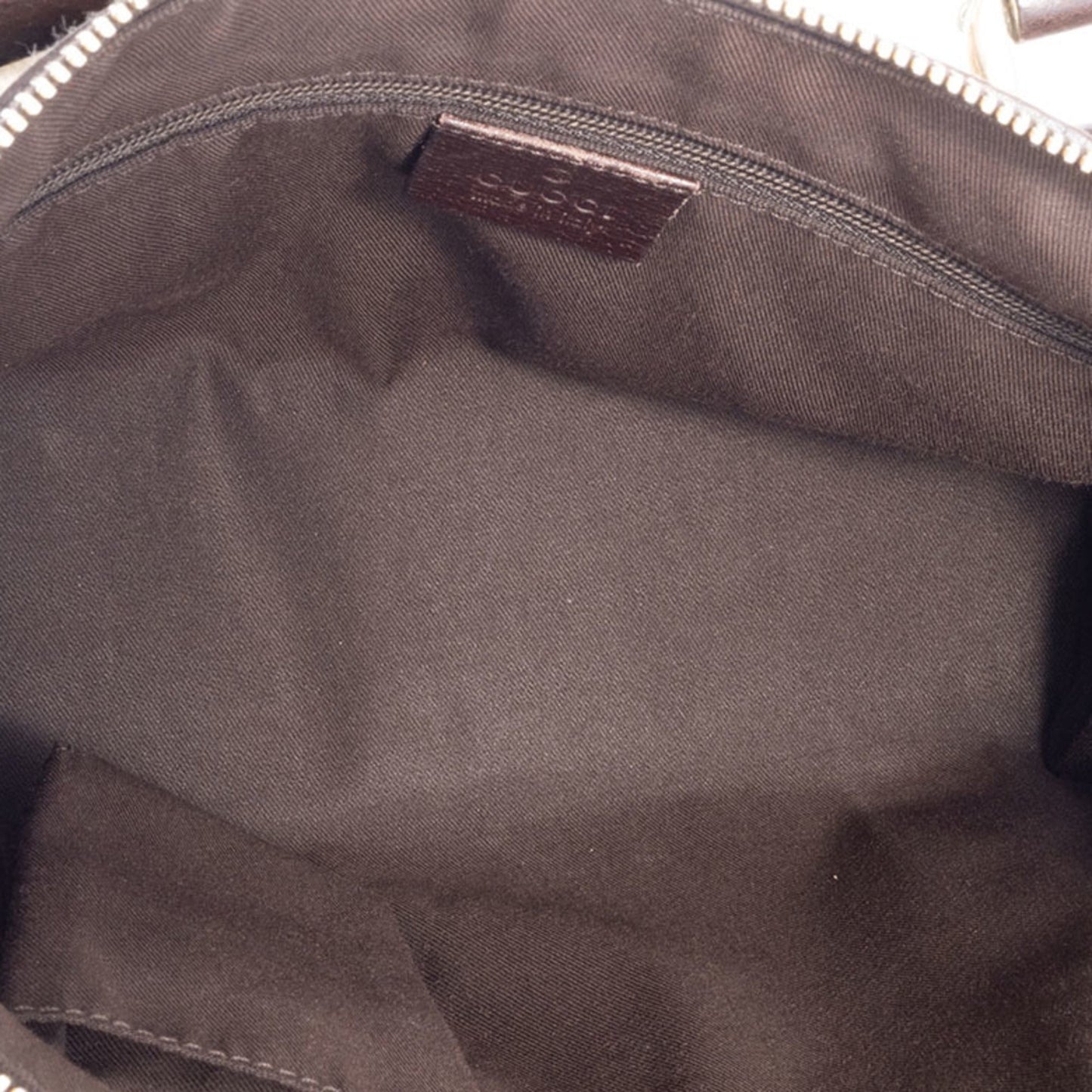 Gucci Gg Canvas Beige Brown Gg Canvas Leather Tote Bag
