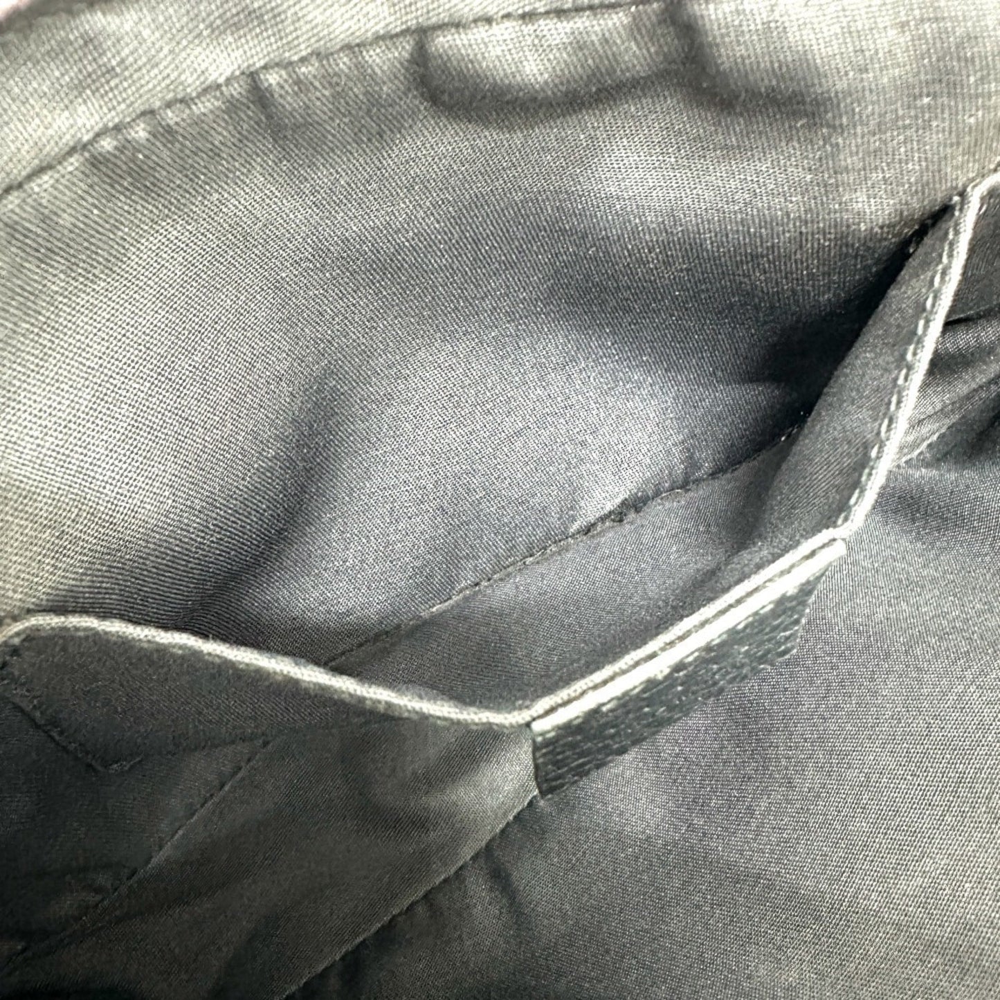 Gucci Black Nylon Leather Sling Bag