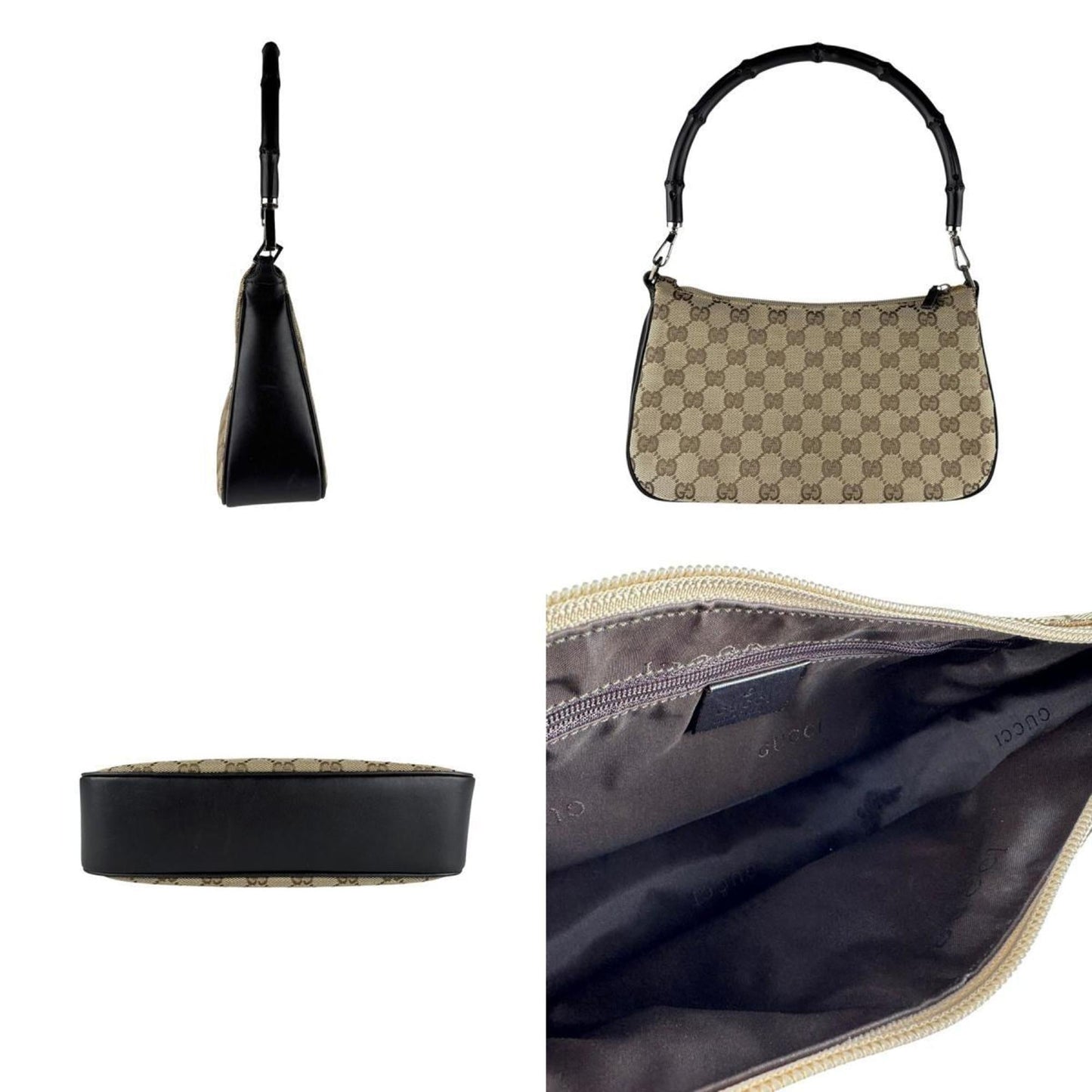Gucci Brown Gg Canvas Handbag