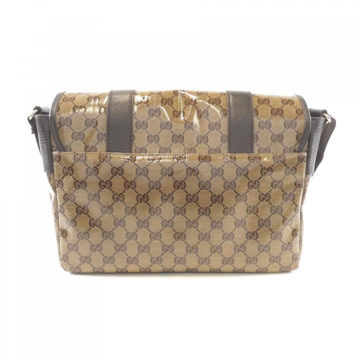 Gucci Beige Brown Gg Crystal Shoulder Bag