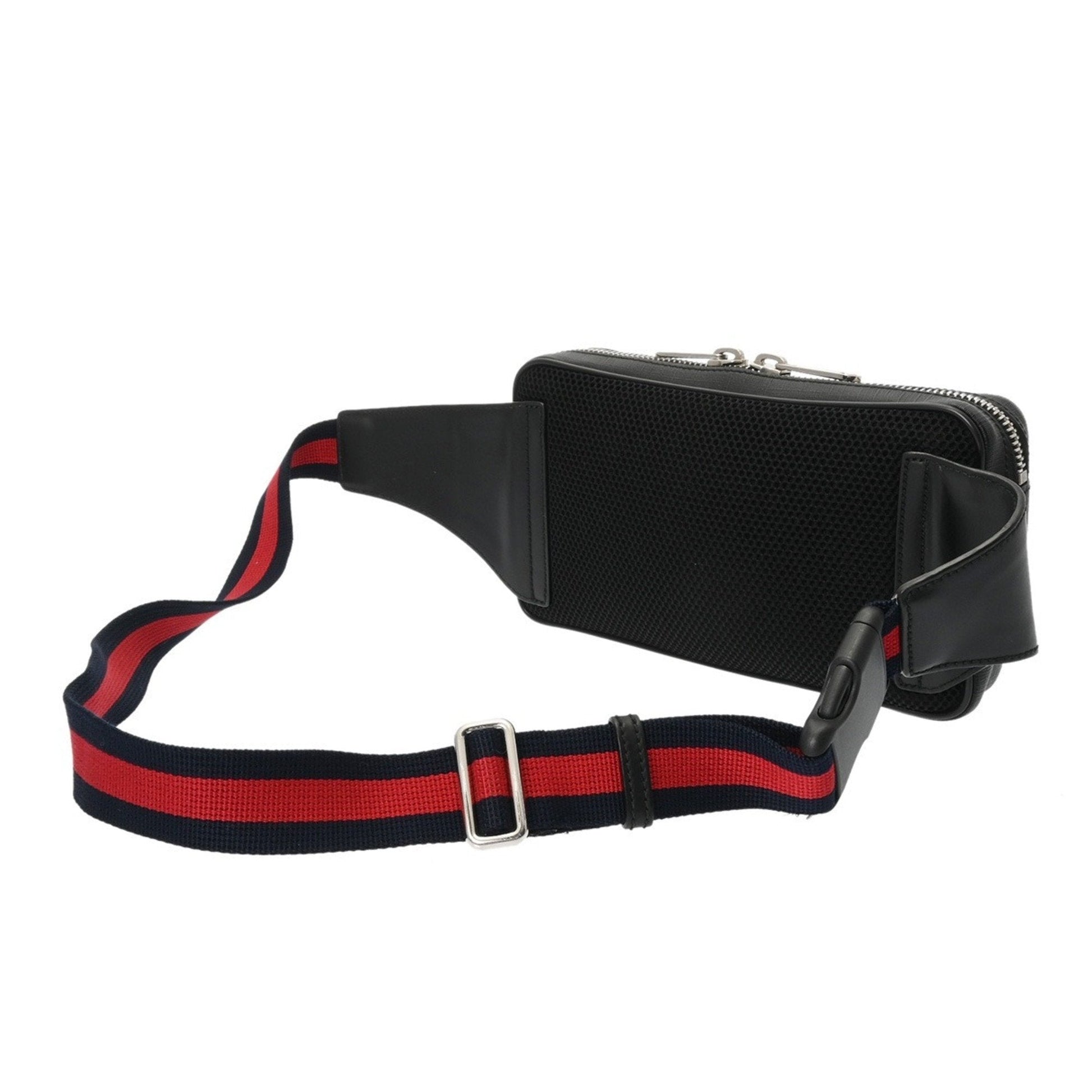 Gucci Black Gray Gg Supreme Canvas Sling Bag