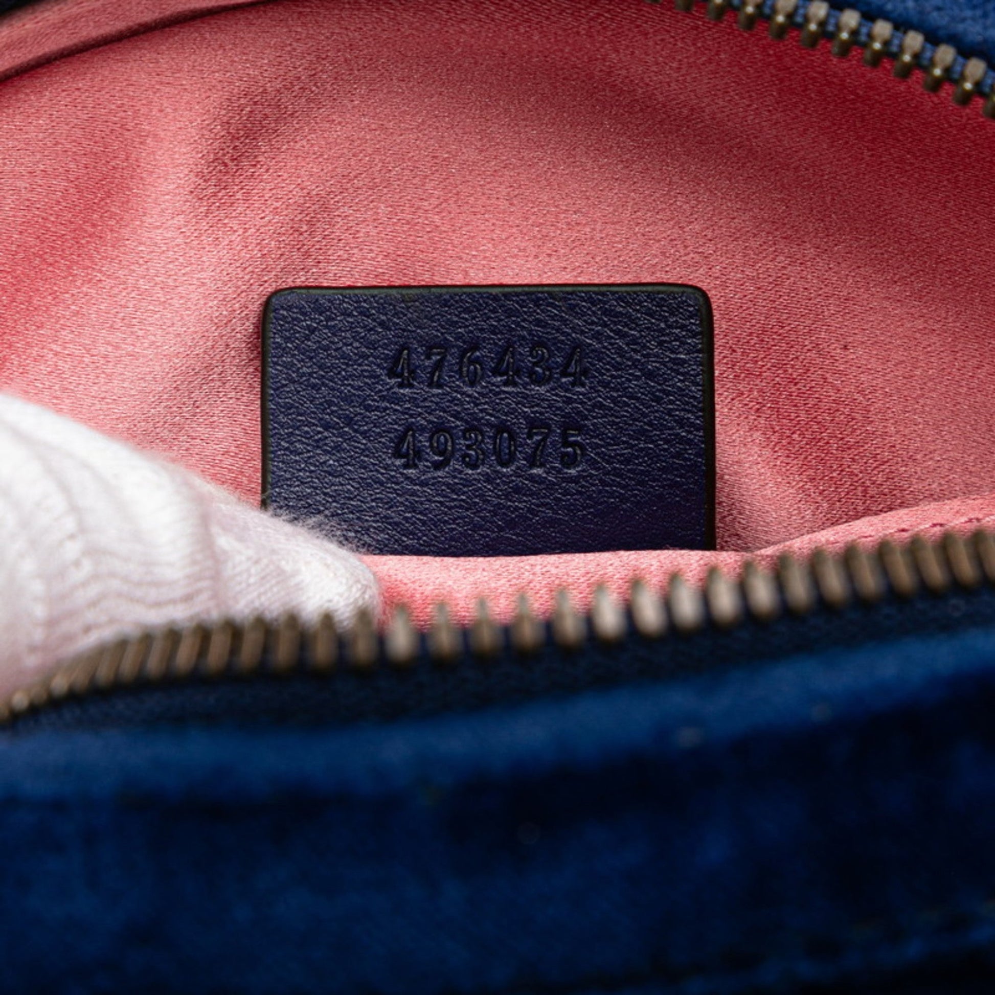 Gucci Gg Marmont Blue Leather Sling Bag