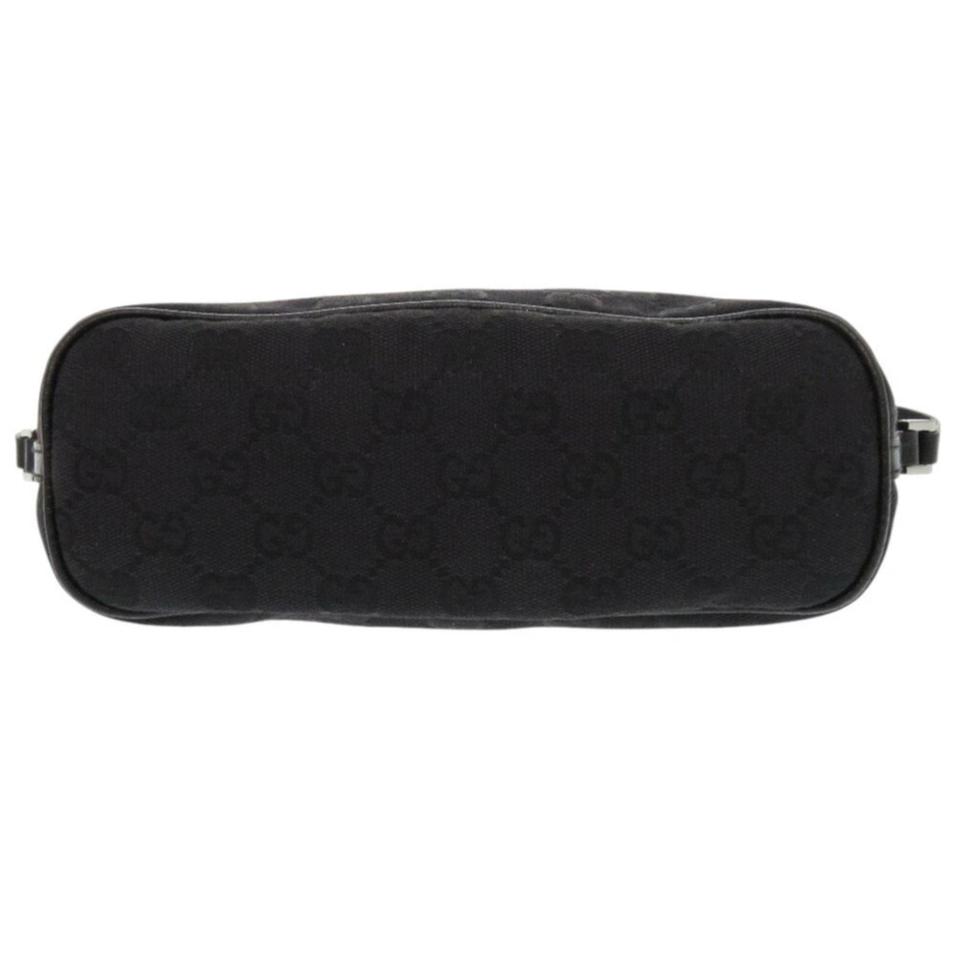 Gucci Gg Canvas Black Gg Canvas Handbag Pouch