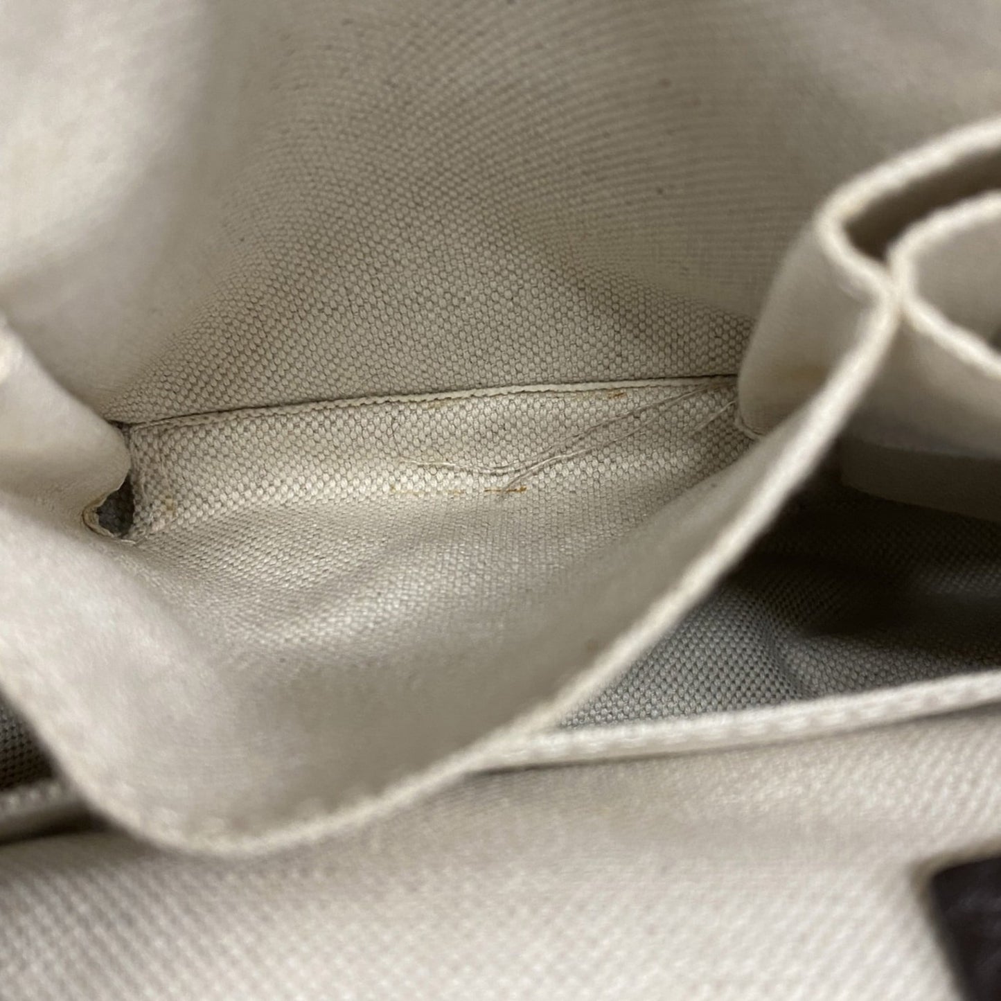 Gucci Brown Canvas Leather Shoulder Bag