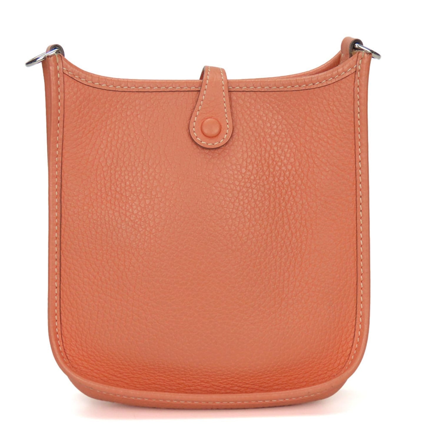 Hermes Color Salmon Togo Shoulder Bag Leather Red Pink