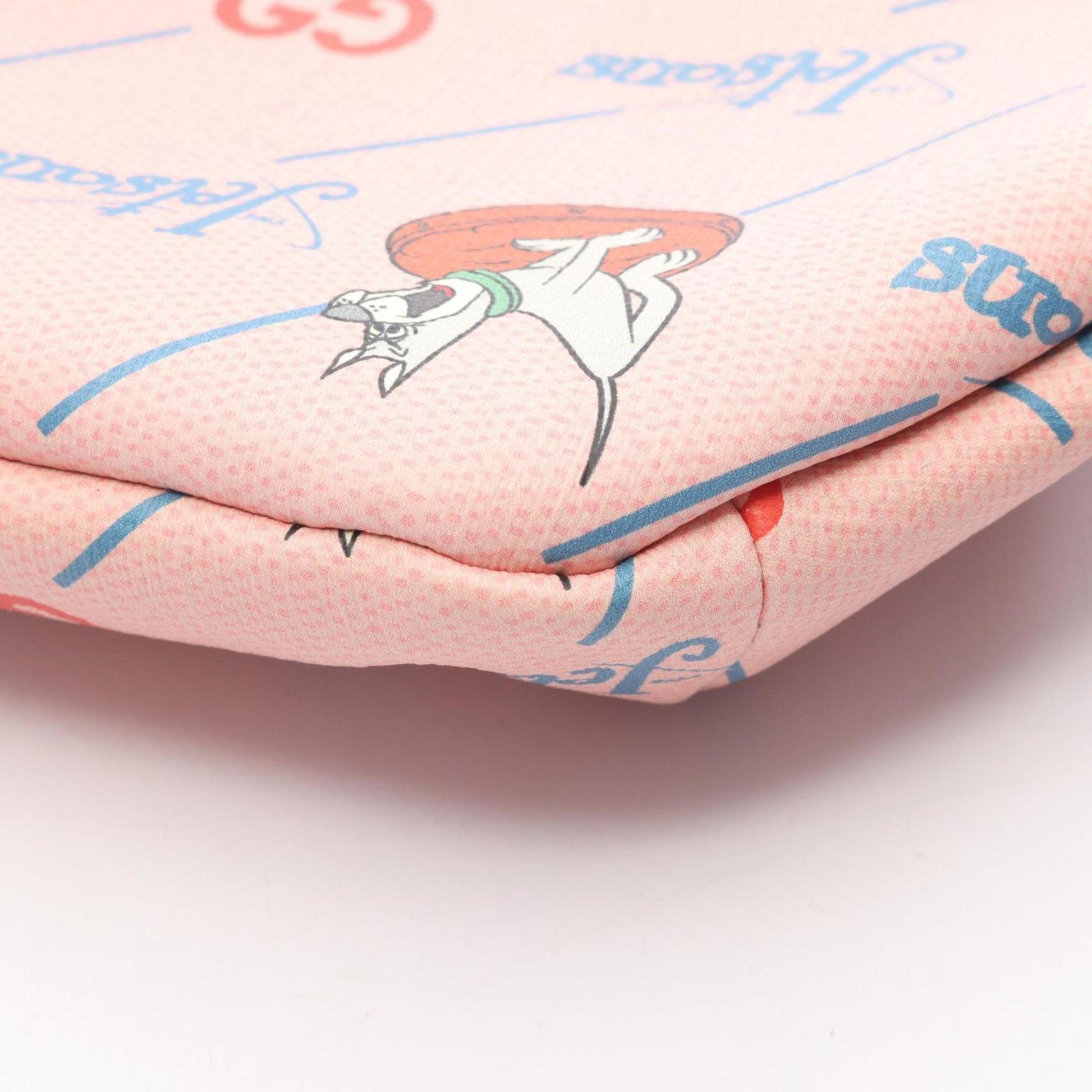 Gucci Multi-Color Pink Coated Canvas Fanny Pack