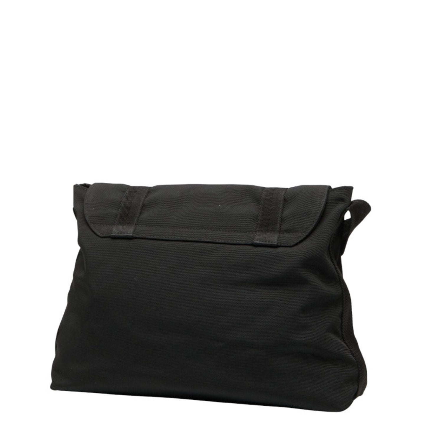 Gucci Black Nylon Leather Messenger Bag Shoulder Bag