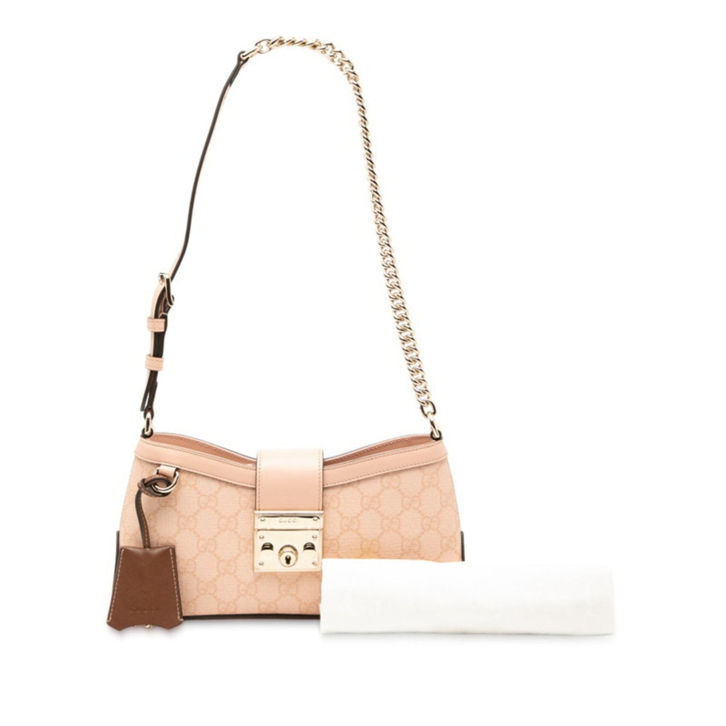 Gucci Pink Pvc Leather Shoulder Bag