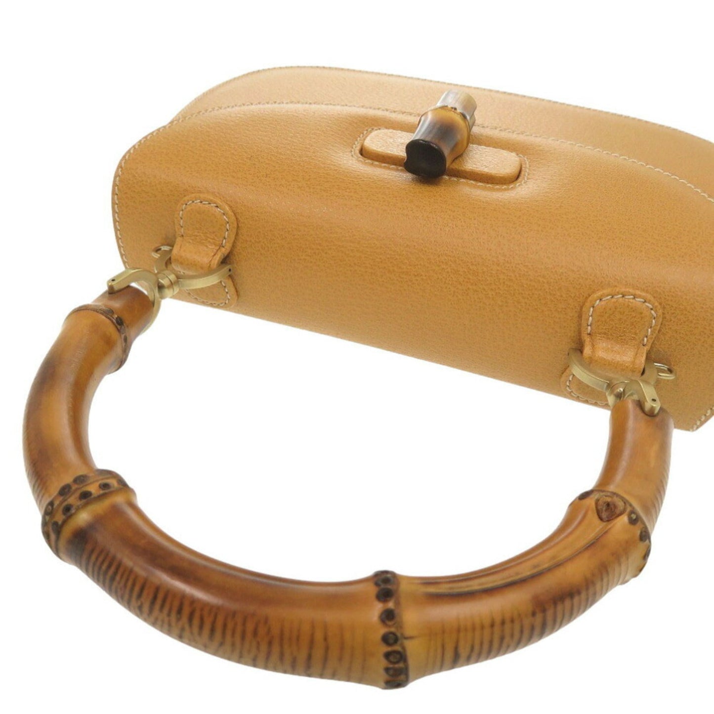 Gucci Yellow Leather Handbag