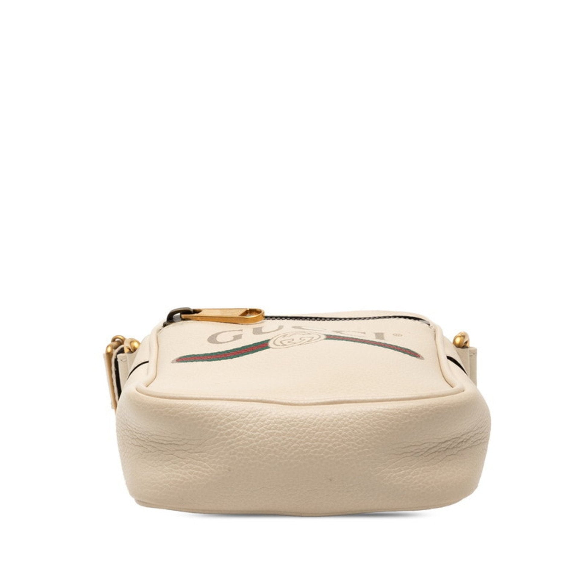 Gucci Ivory Leather Shoulder Bag