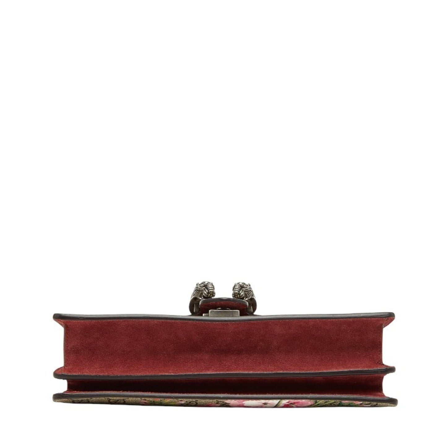 Gucci Beige Red Color Pvc Suede Shoulder Bag