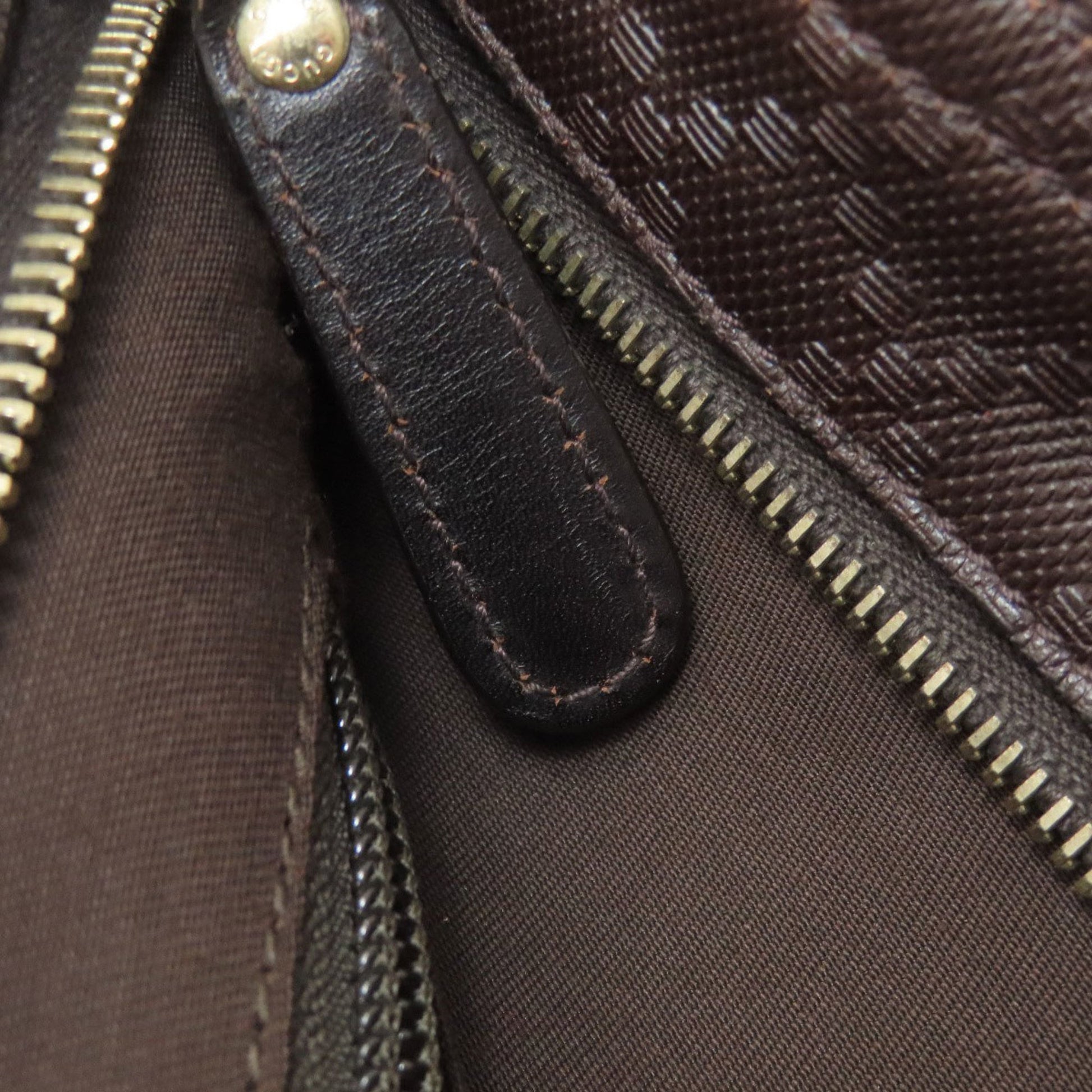 Gucci Brown Leather Shoulder Bag