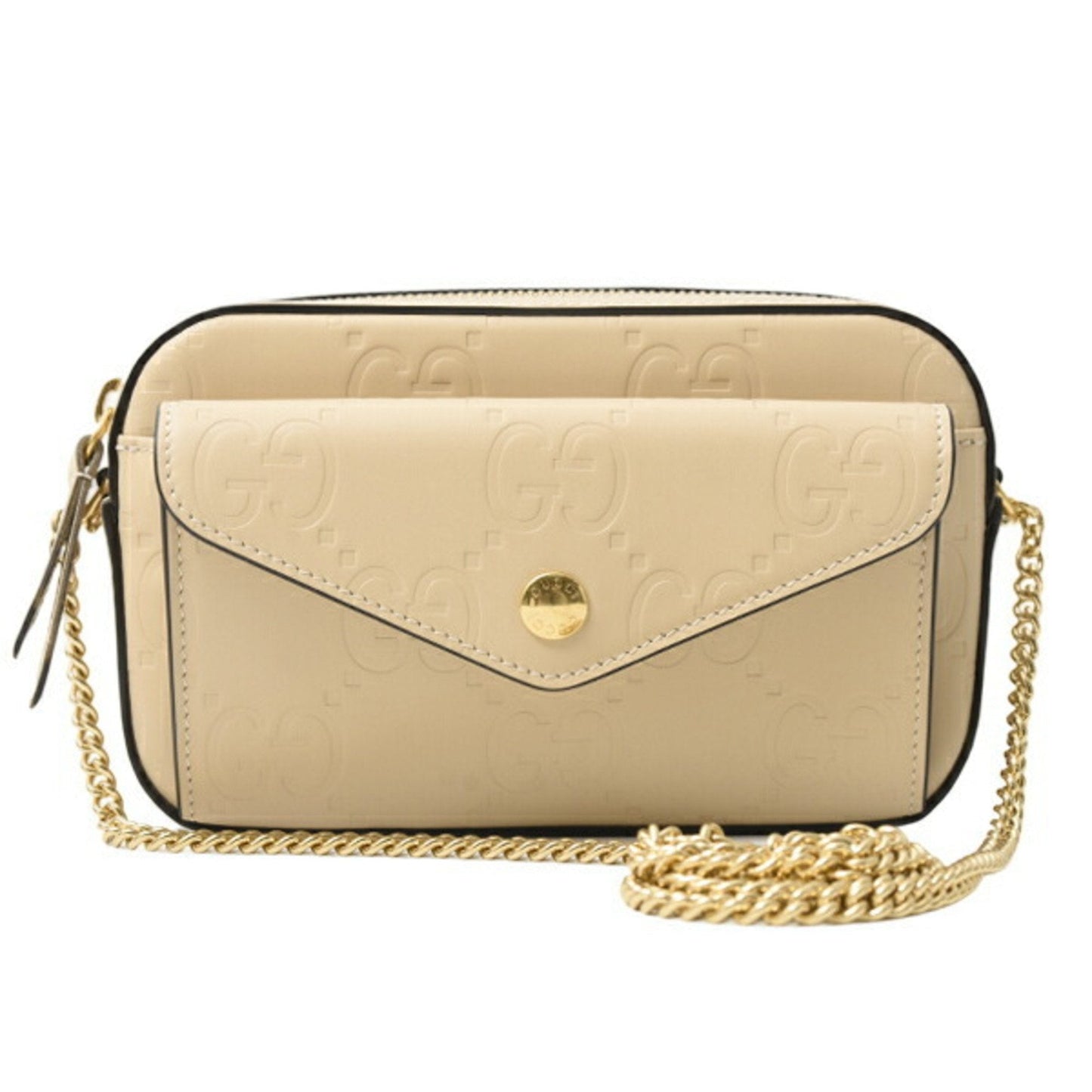 Gucci Beige Leather Shoulder Bag