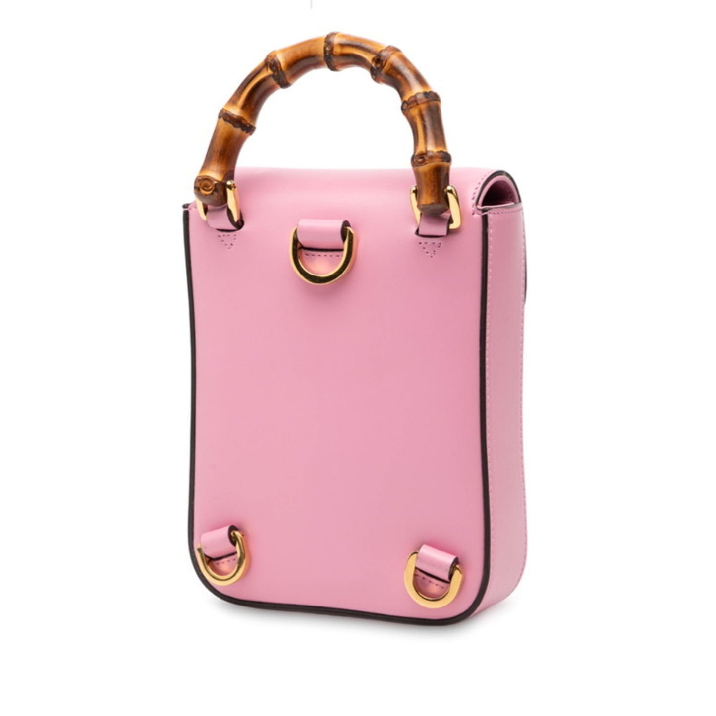 Gucci Pink Leather Backpack Handbag