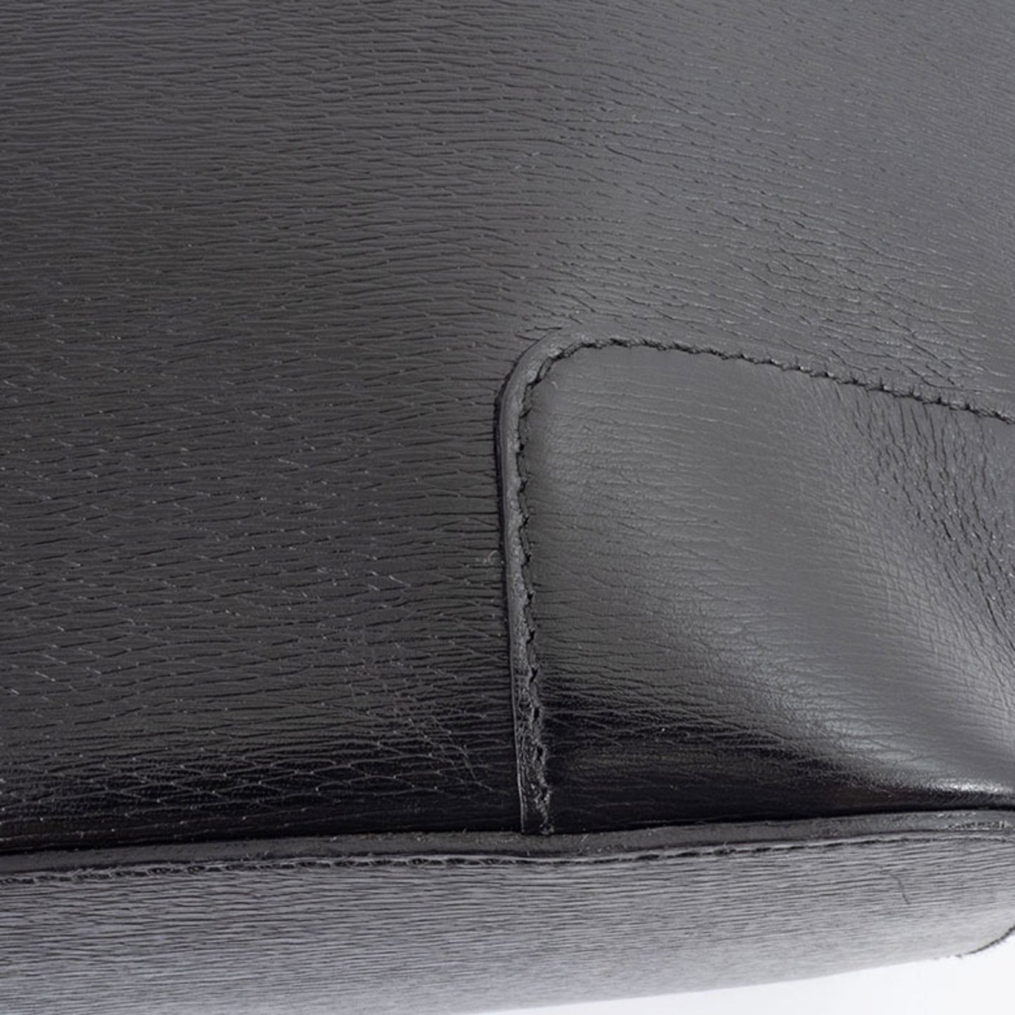 Gucci Black Leather Tote Bag