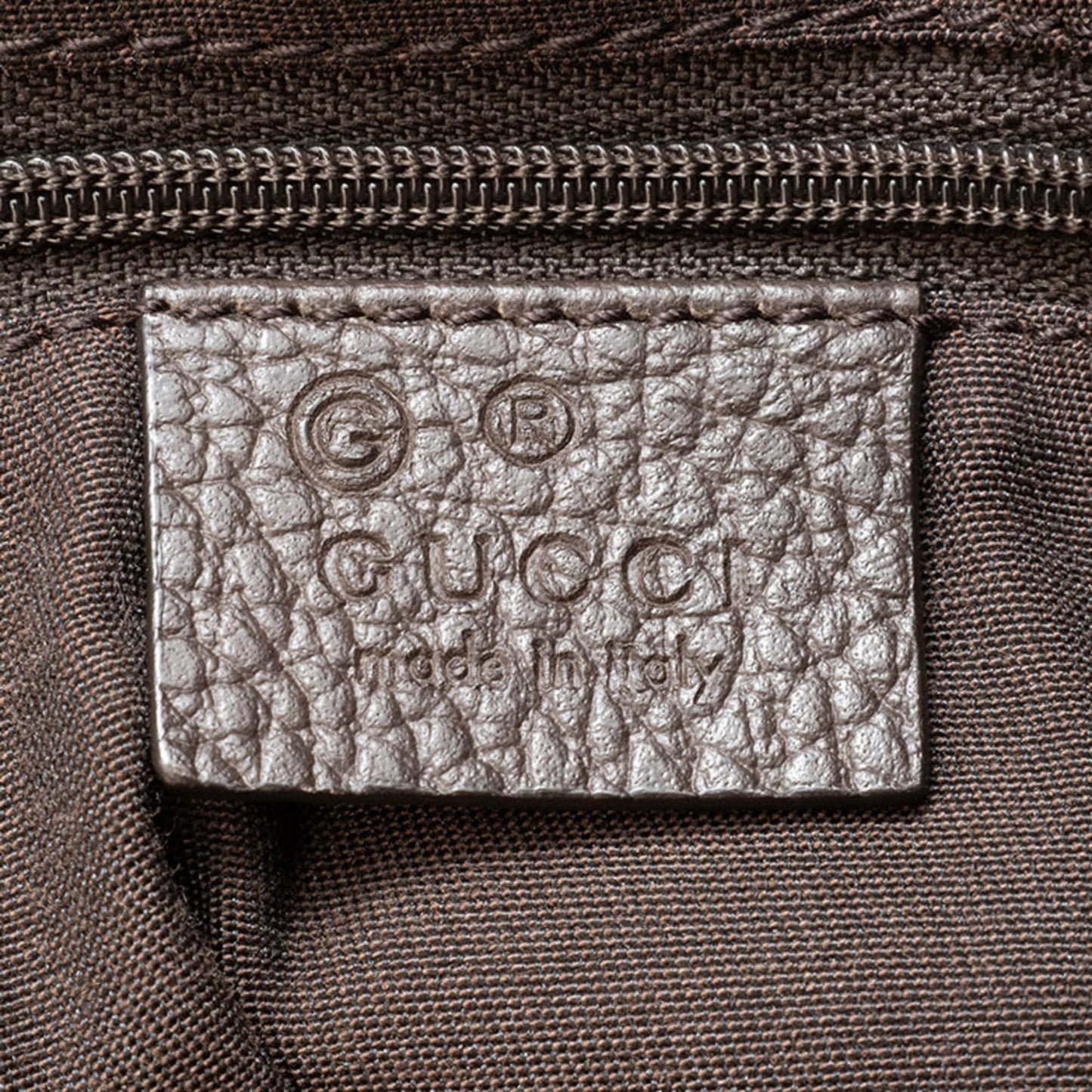 Gucci Beige Brown Pvc Canvas Leather Tote Bag