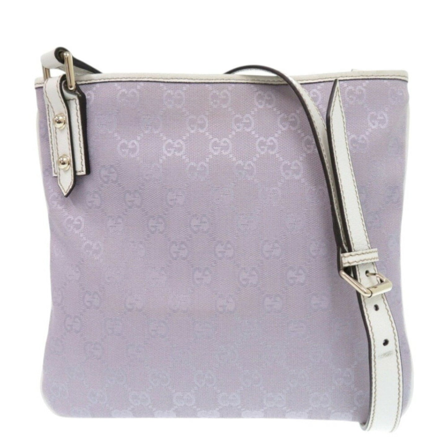 Gucci Gg Canvas Purple White Gg Canvas Shoulder Bag