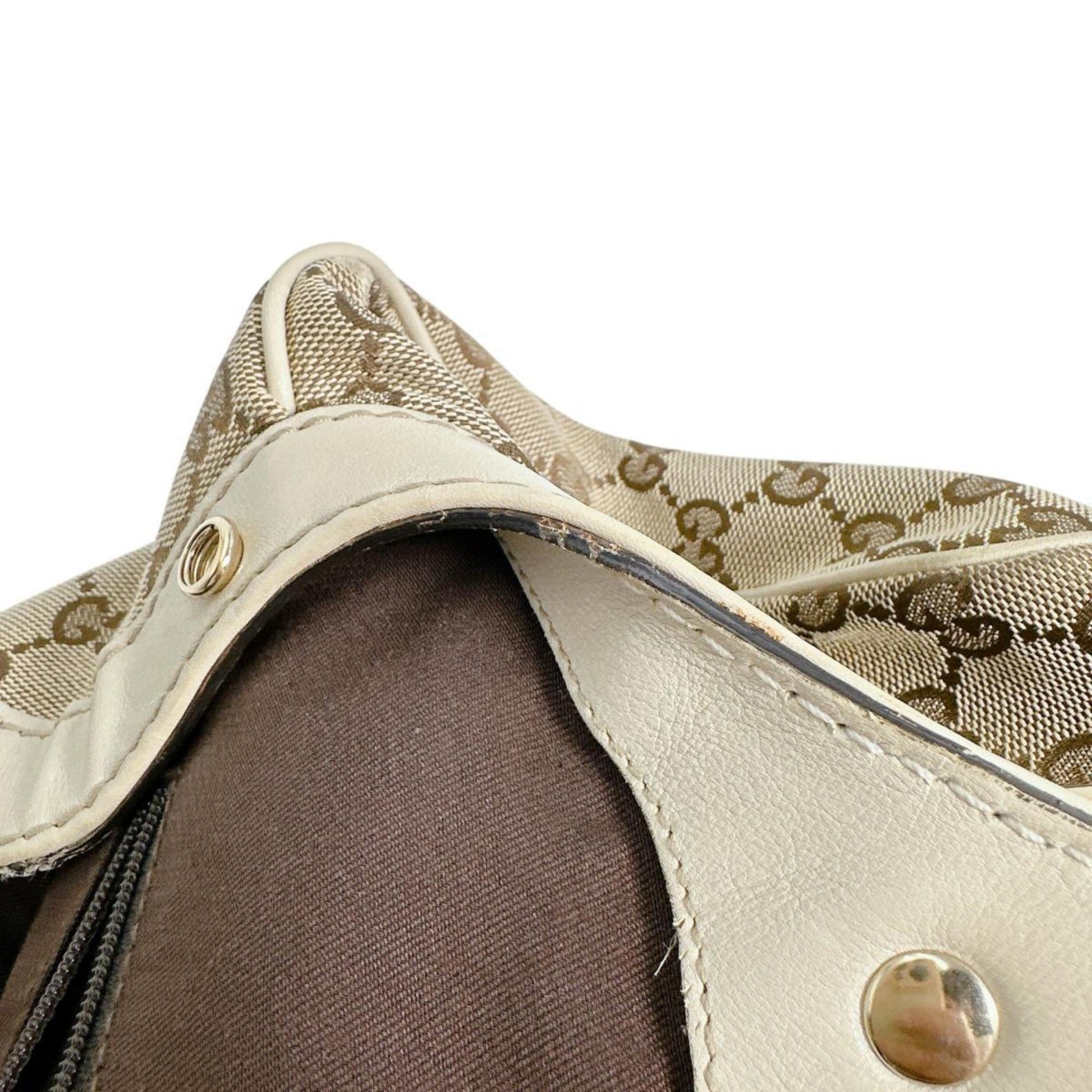 Gucci Gg Canvas Beige Gg Canvas Tote Bag