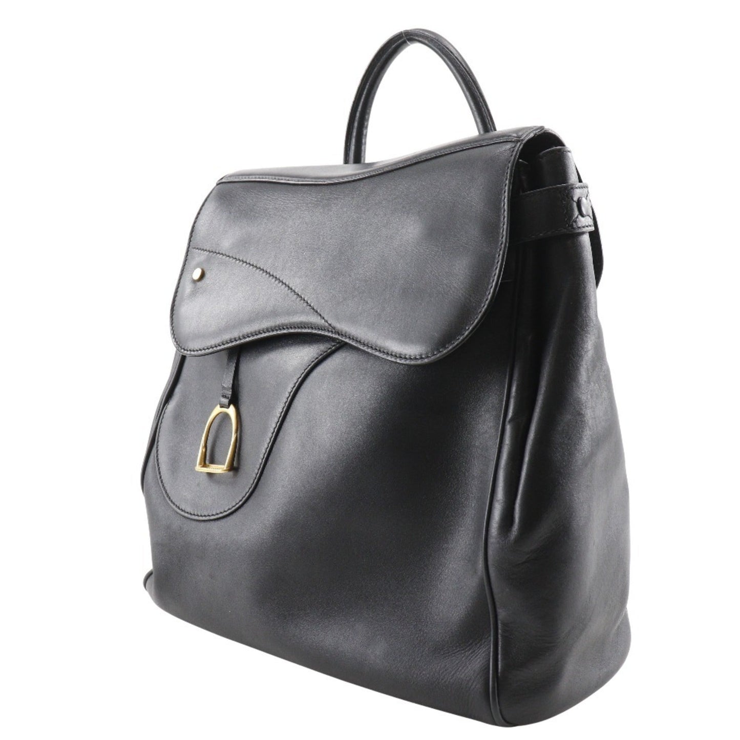 Gucci Black Leather Backpack