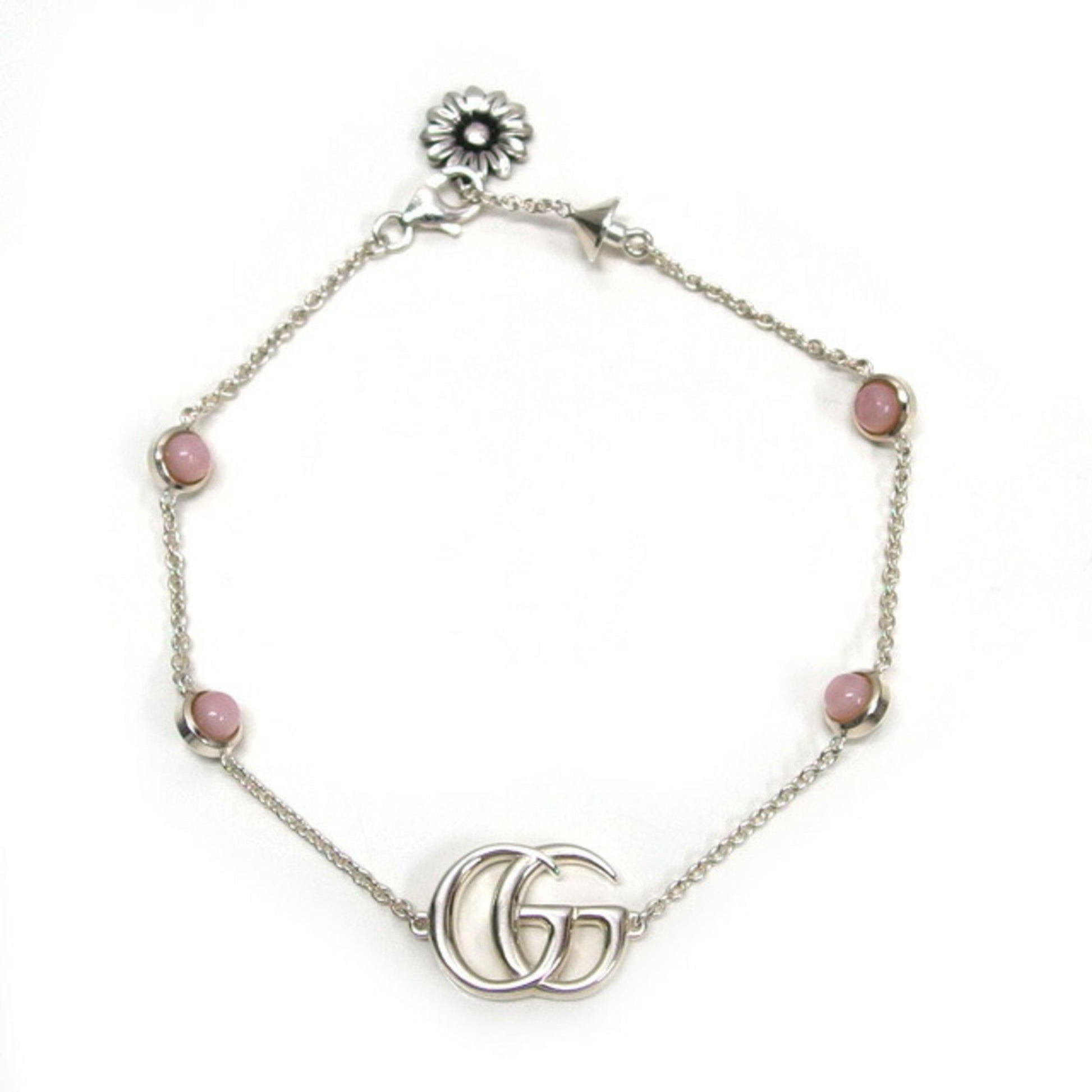 Gucci Pink Silver 925 Charm Bracelet