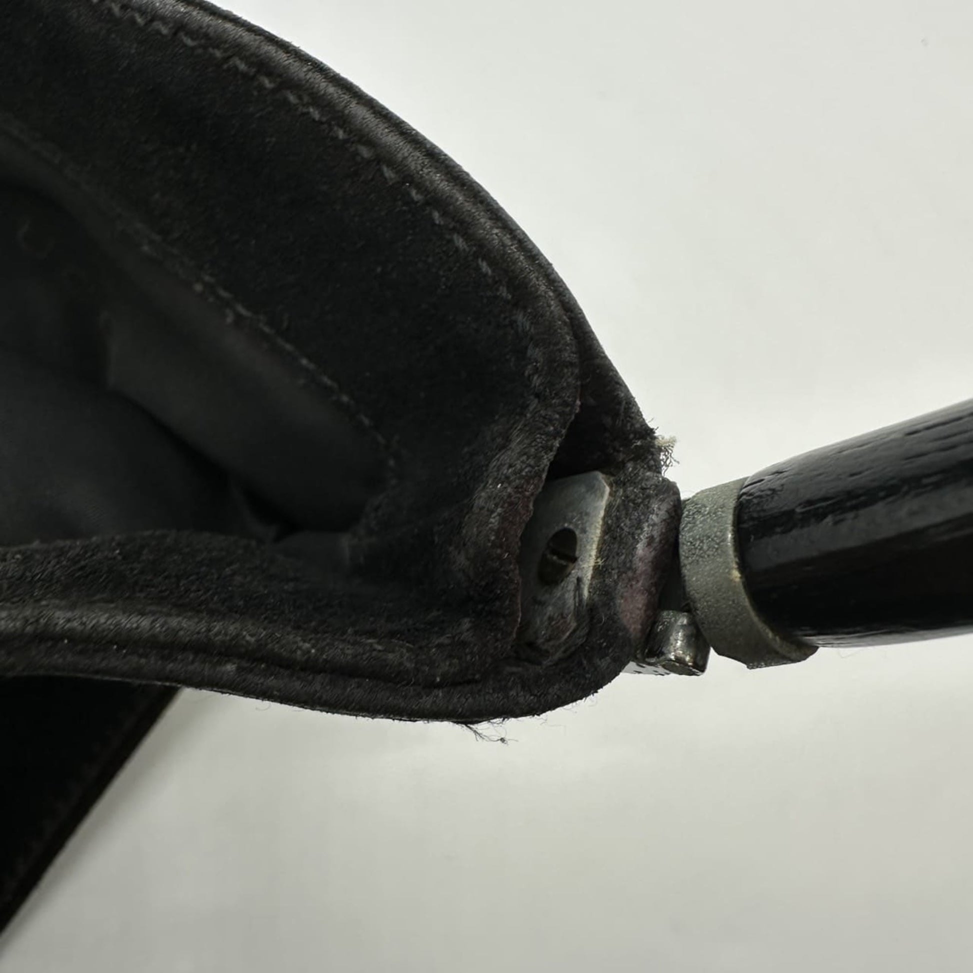 Gucci Black Suede Shoulder Bag