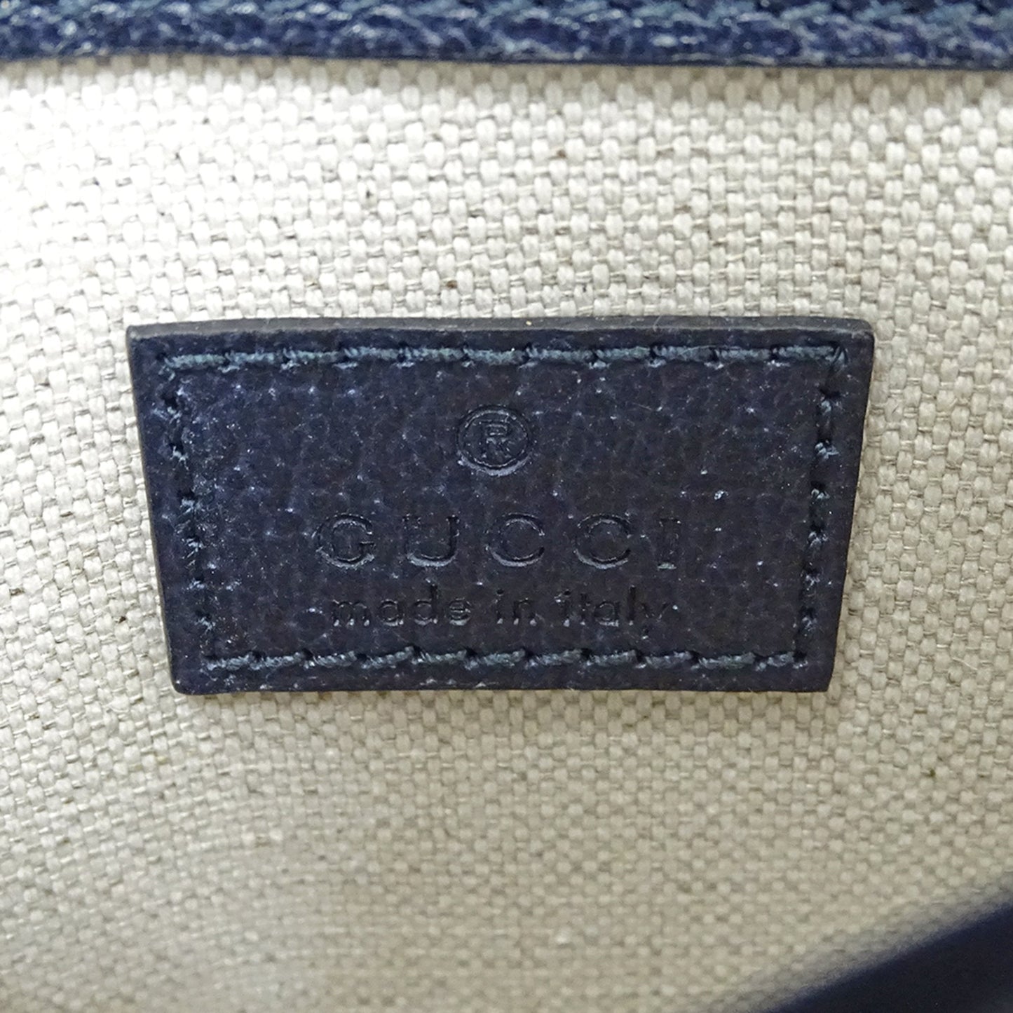 Gucci Navy Gg Supreme Shoulder Bag Sling Bag