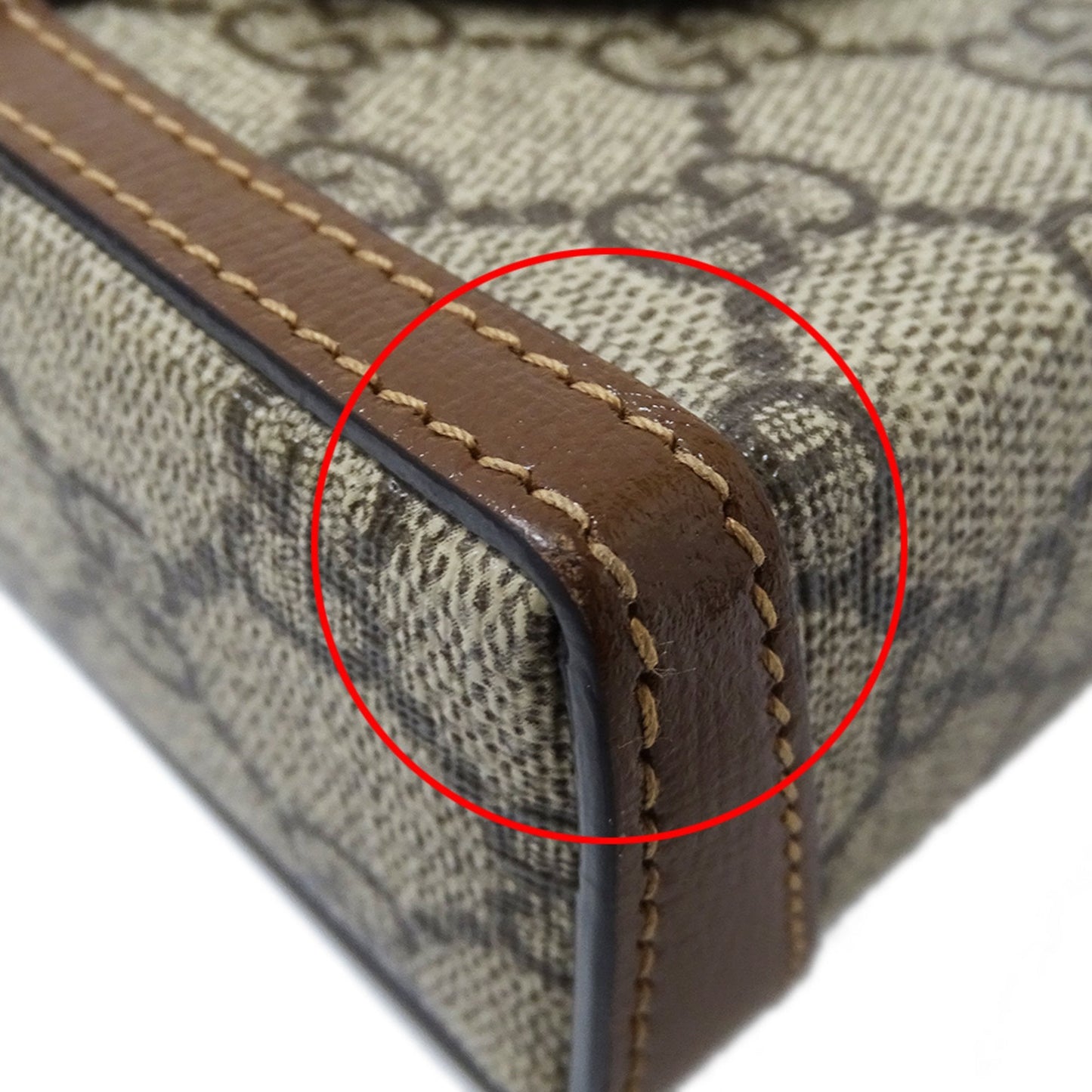 Gucci Beige Brown Gg Supreme Shoulder Bag