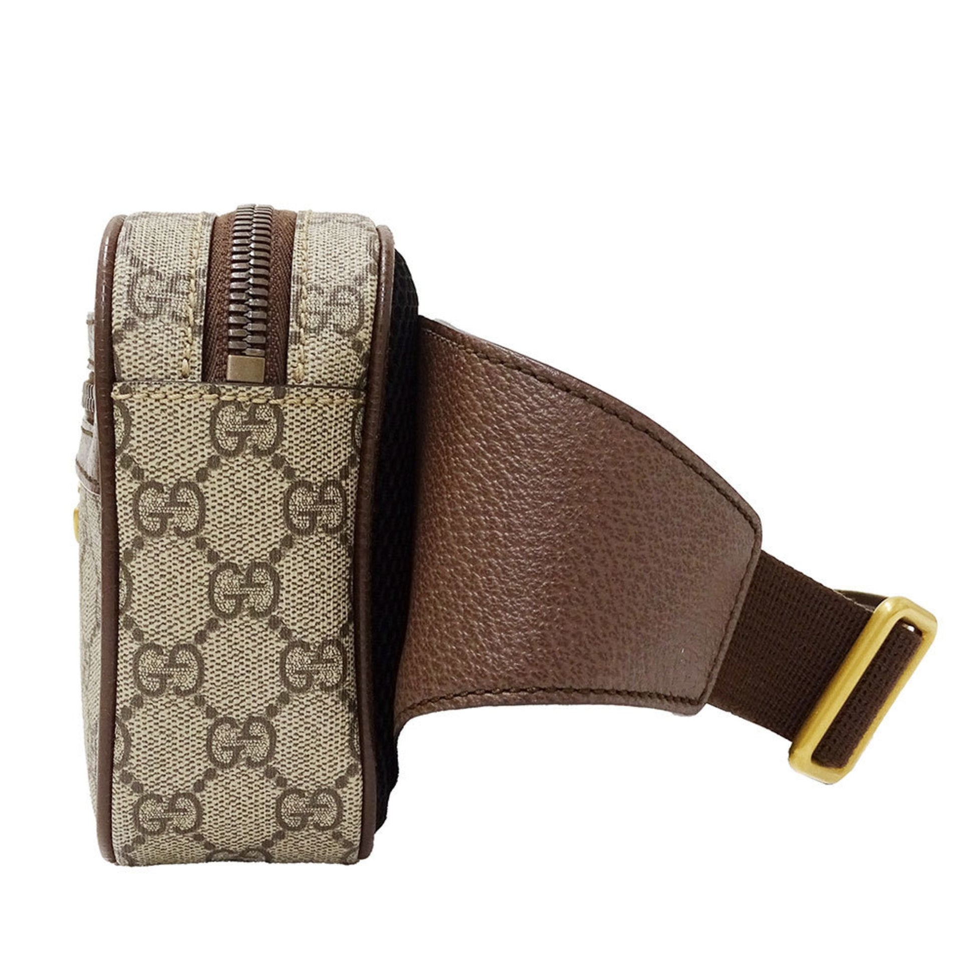 Gucci Brown Gg Supreme Canvas Fanny Pack Sling Bag