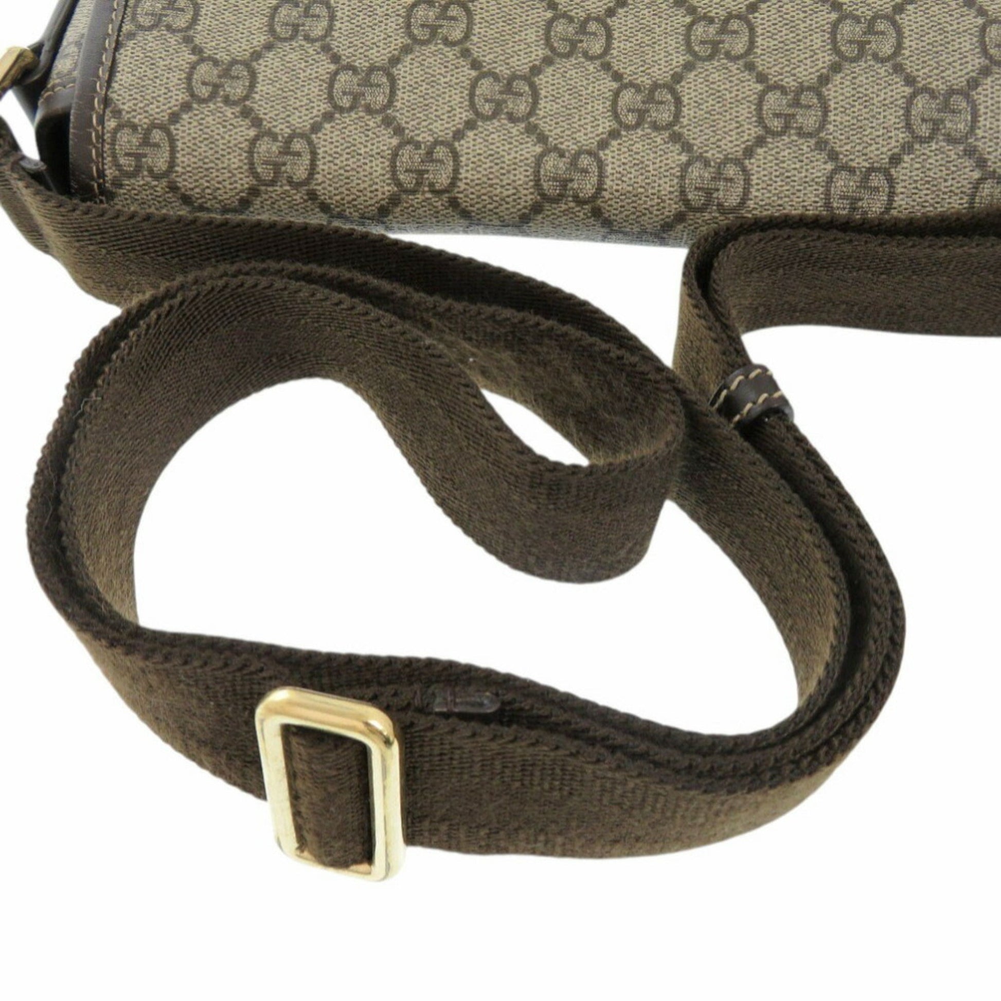 Gucci Brown Gg Supreme Shoulder Bag
