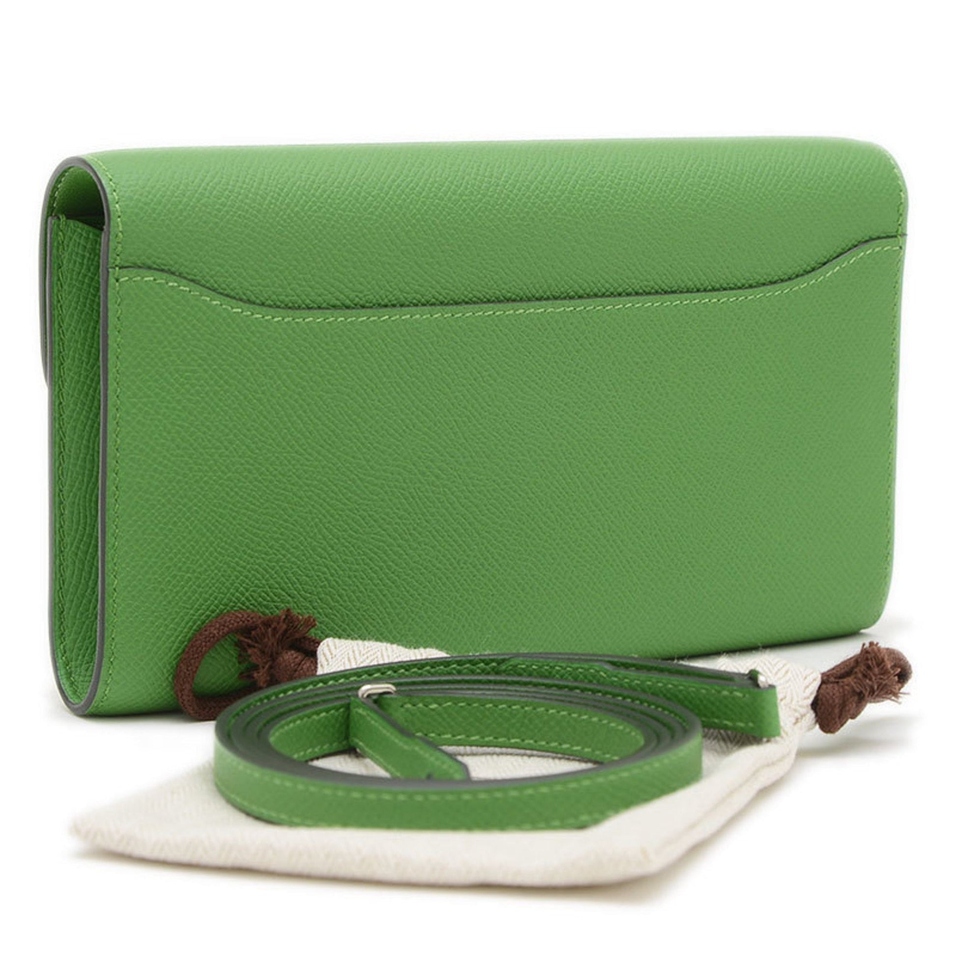 Hermes Epsom Shoulder Bag Leather Shoulder Bag 3