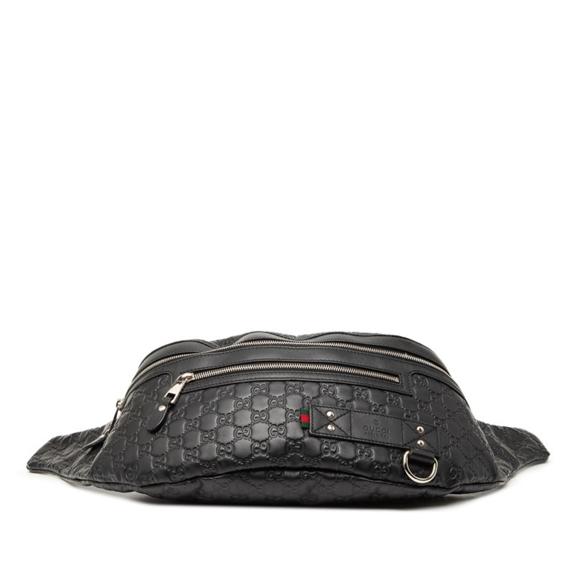 Gucci Guccissima Black Multi-Color Leather Sling Bag
