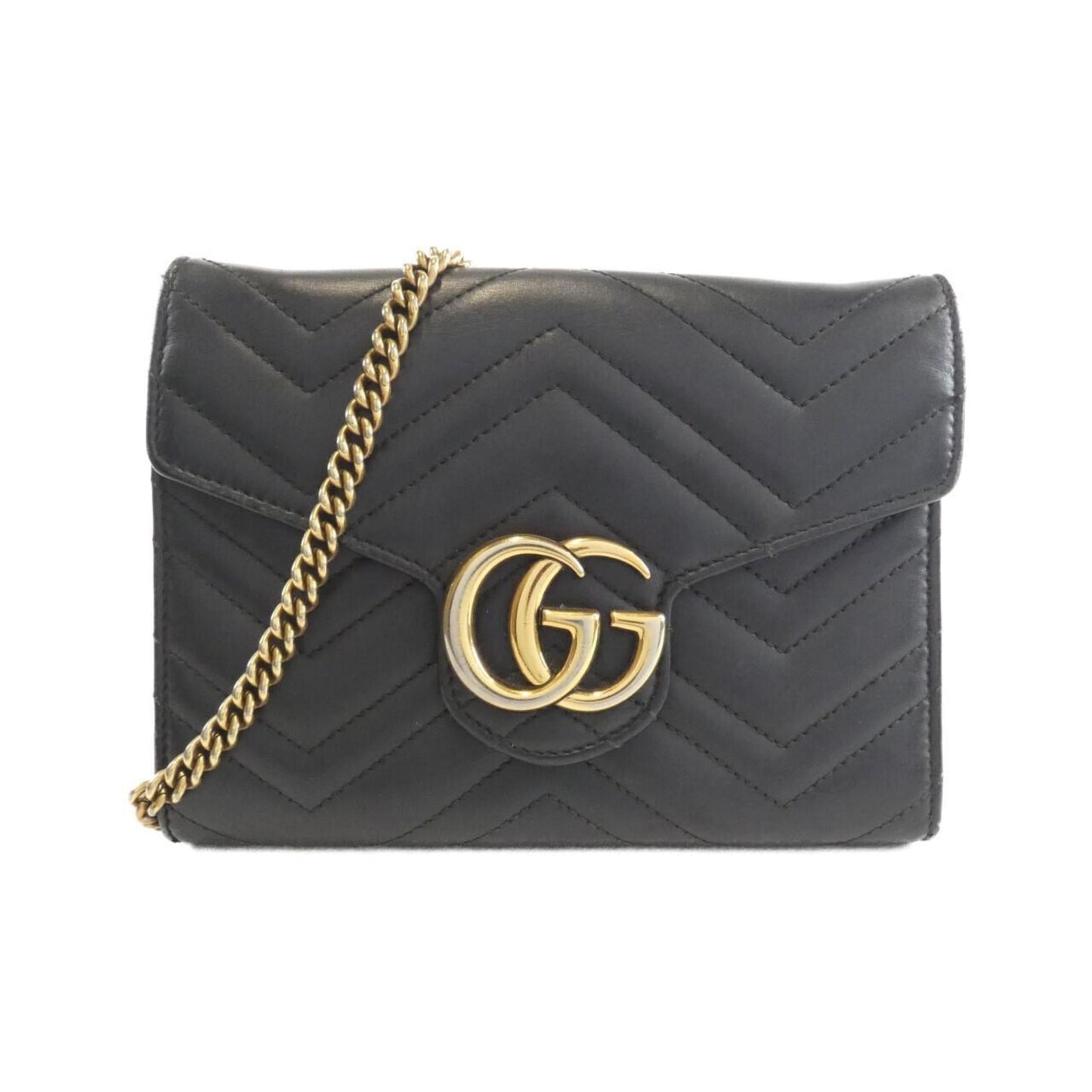 Gucci Black Leather Shoulder Bag
