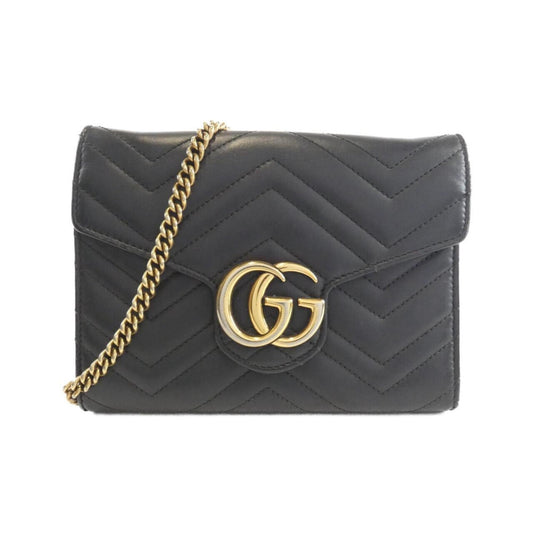 Gucci Black Leather Shoulder Bag