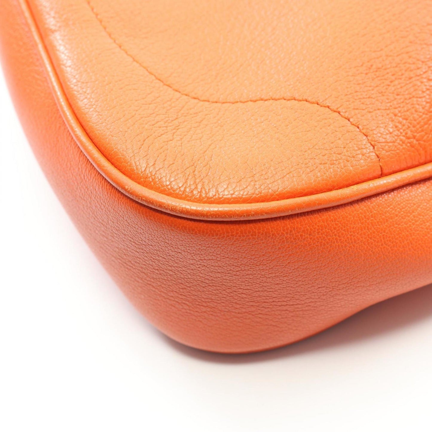 Gucci Orange Leather Shoulder Bag