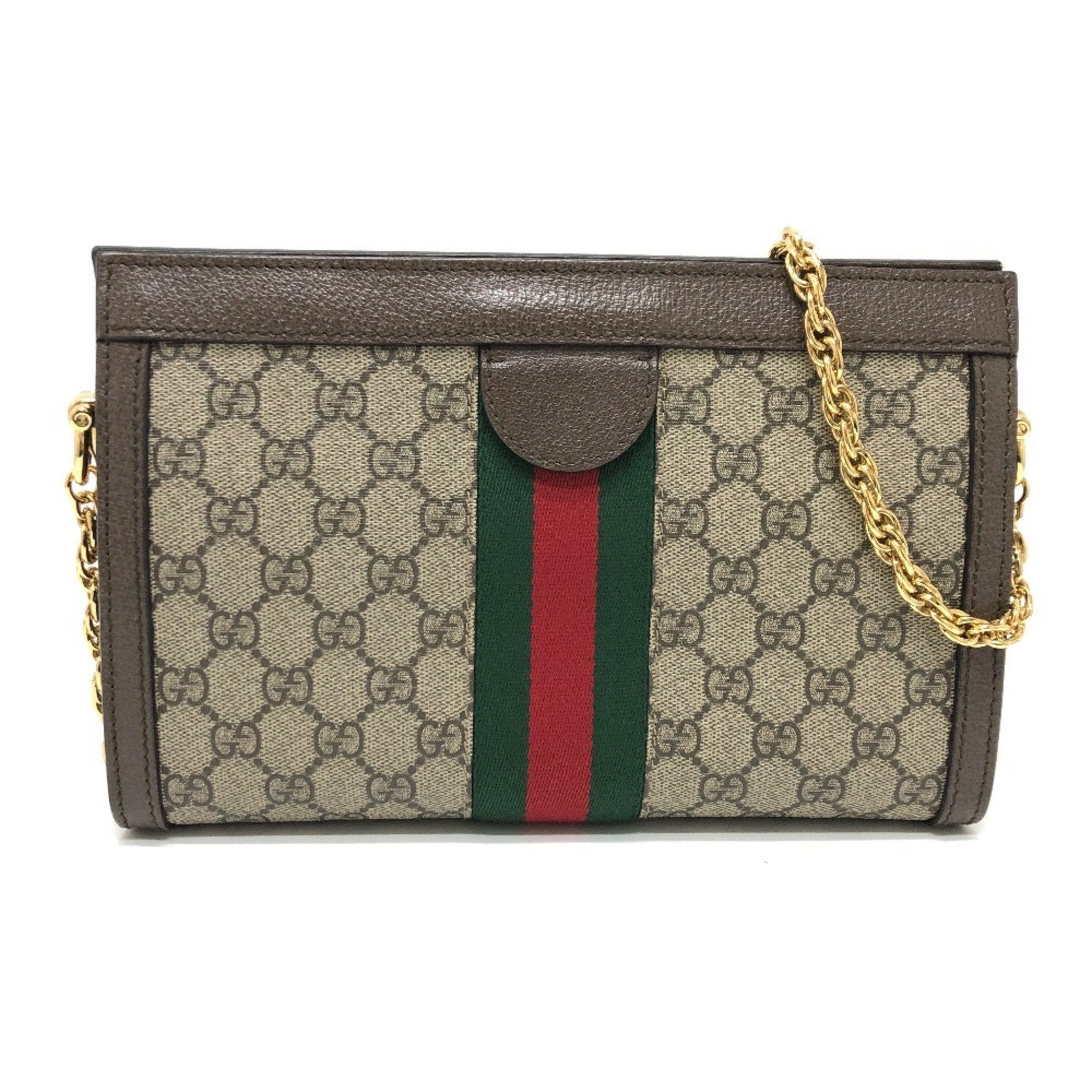 Gucci Brown Gg Supreme Shoulder Bag
