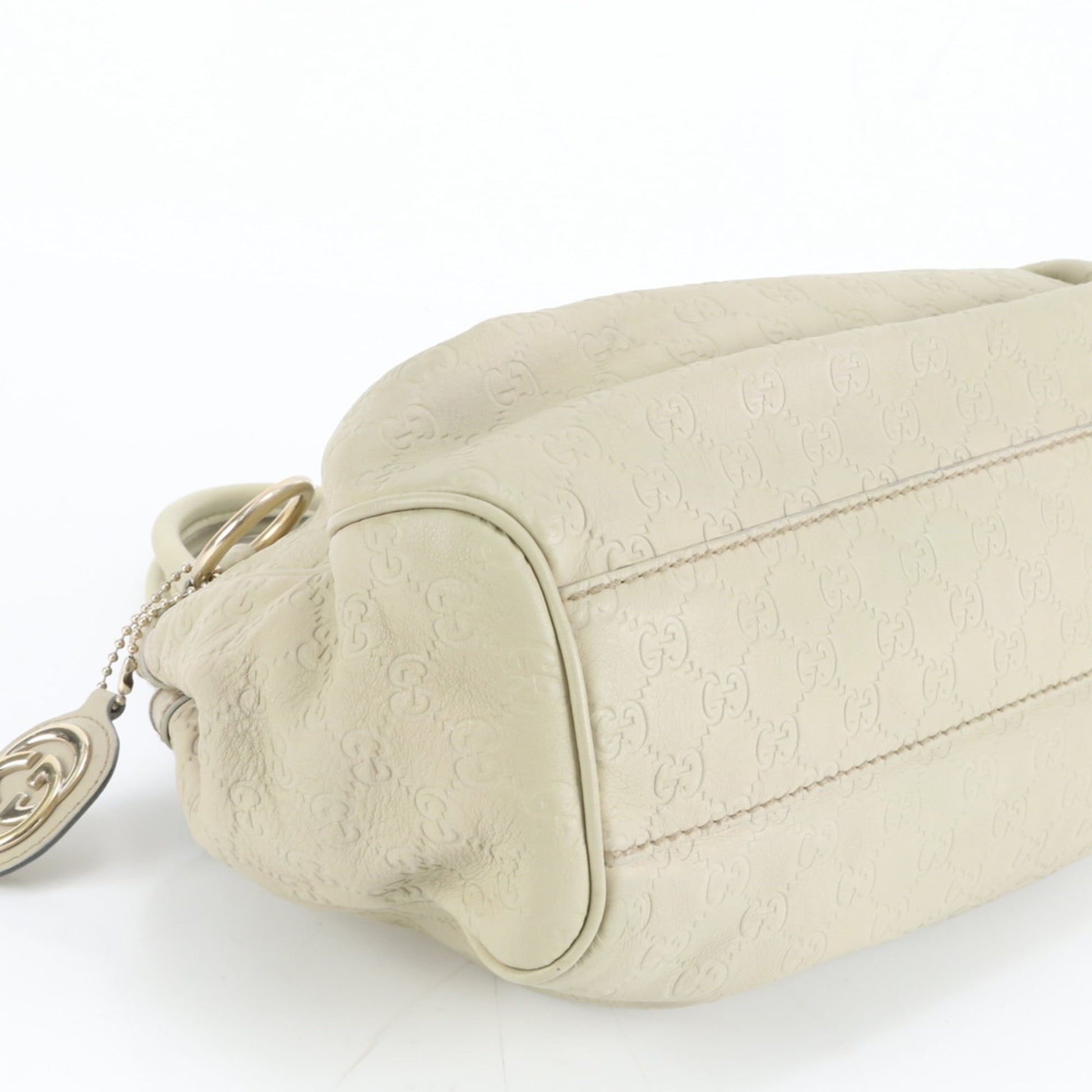 Gucci Beige Leather Tote Bag