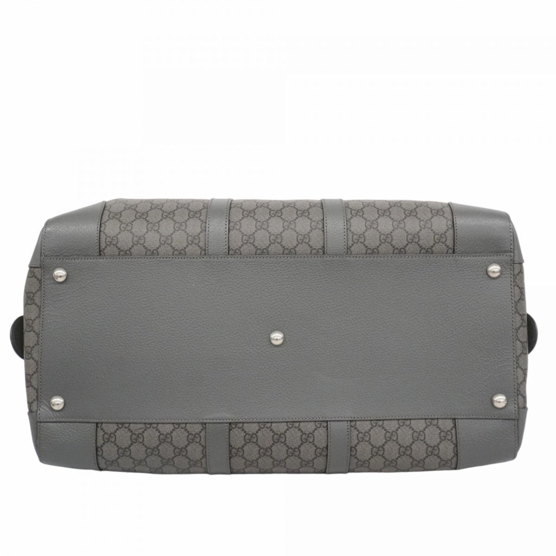 Gucci Gray Pvc Boston Bag