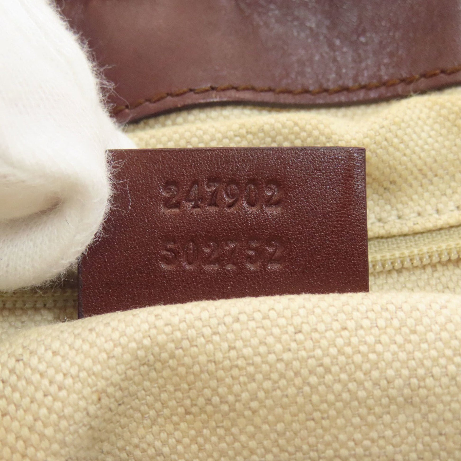 Gucci Brown Canvas Tote Bag