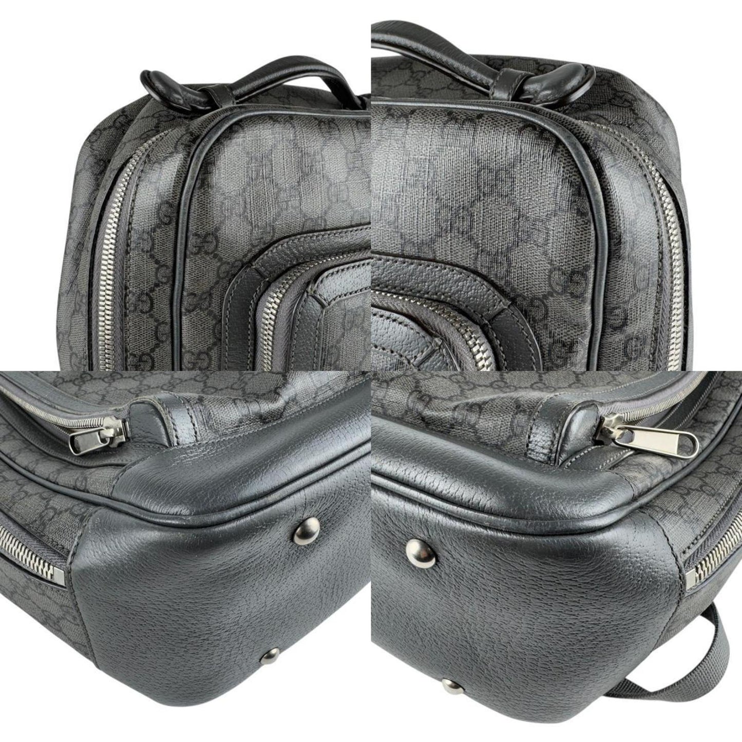 Gucci Gray Gg Supreme Backpack