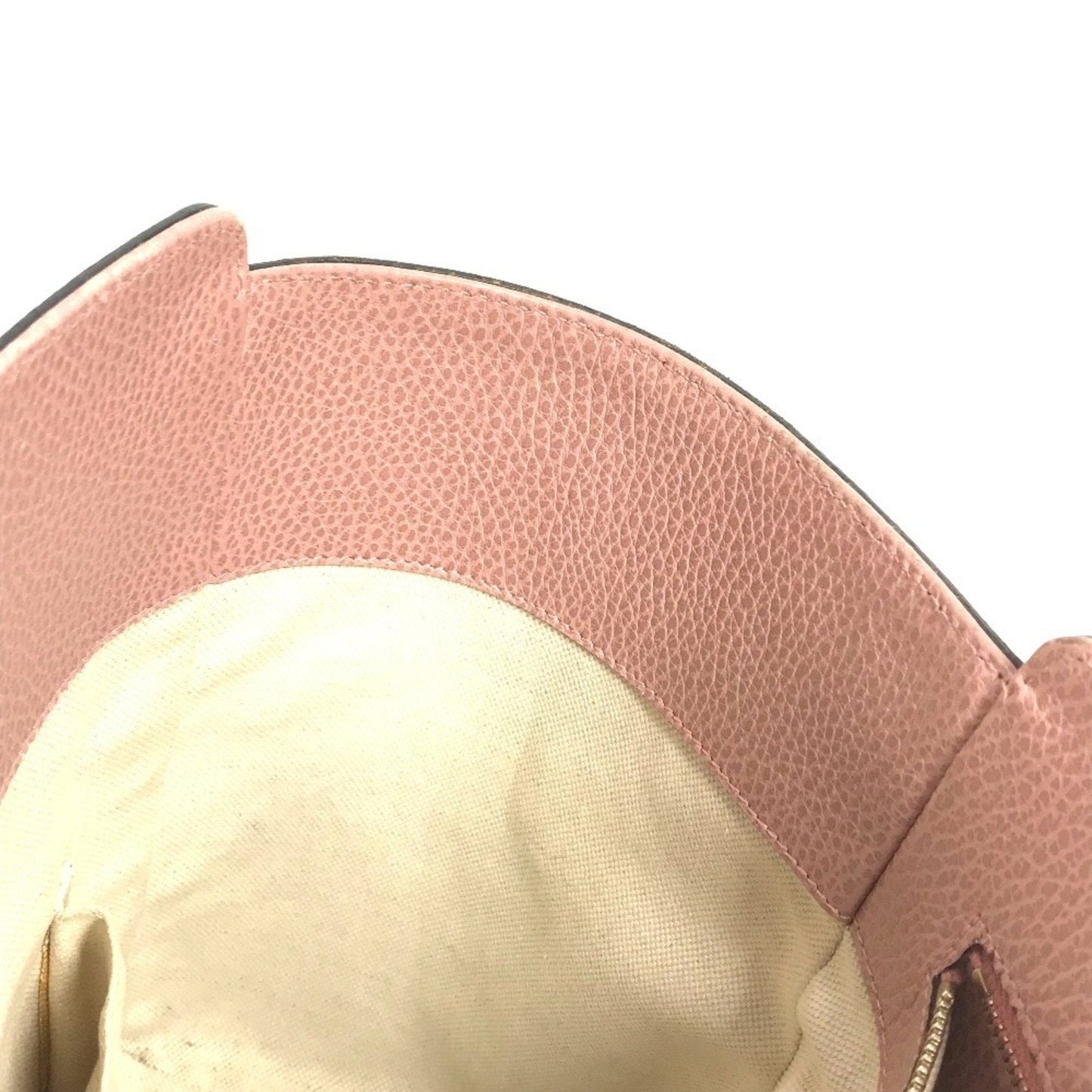 Gucci Gray Pink Leather Shoulder Bag Tote Bag