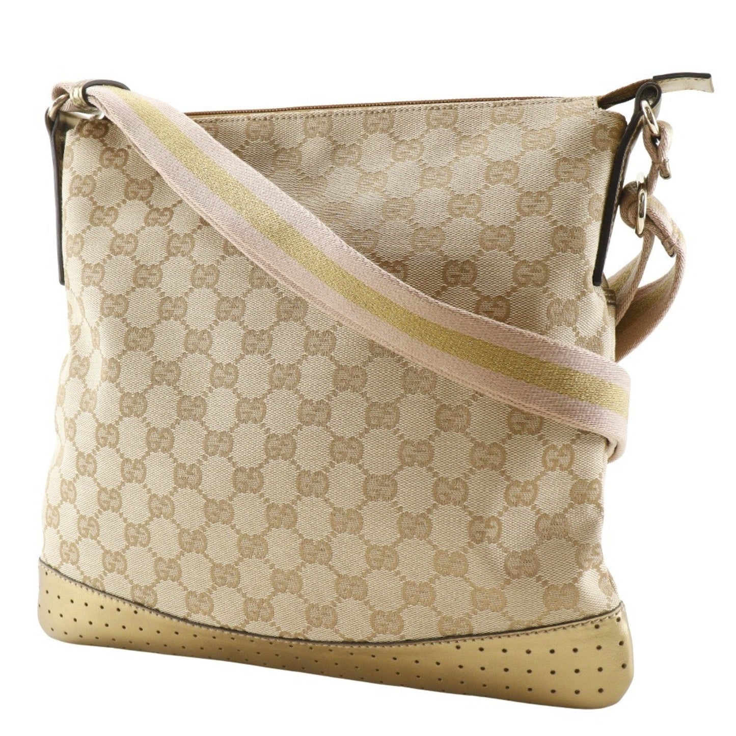 Gucci Gg Canvas Beige Gg Canvas Shoulder Bag