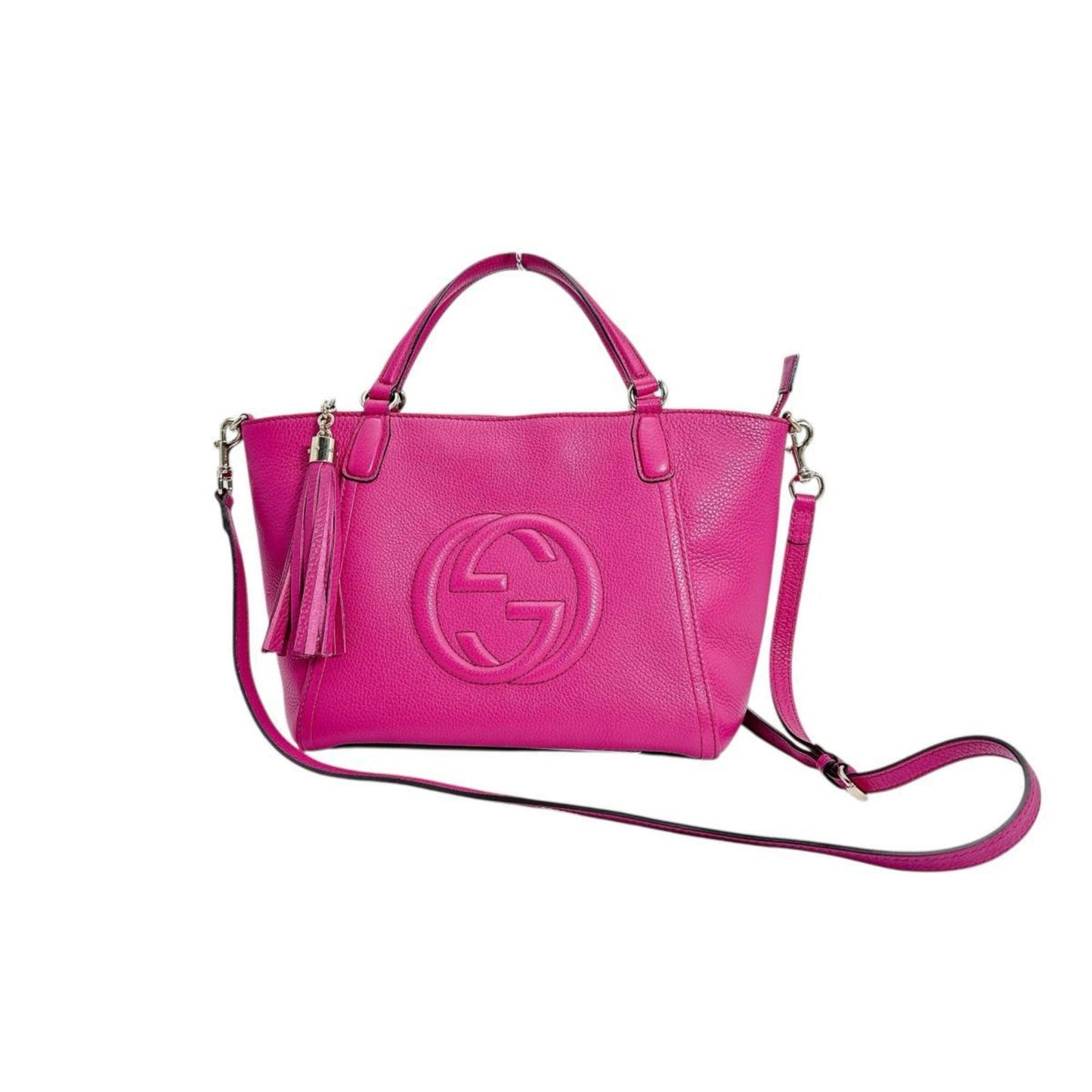 Gucci Pink Leather Handbag