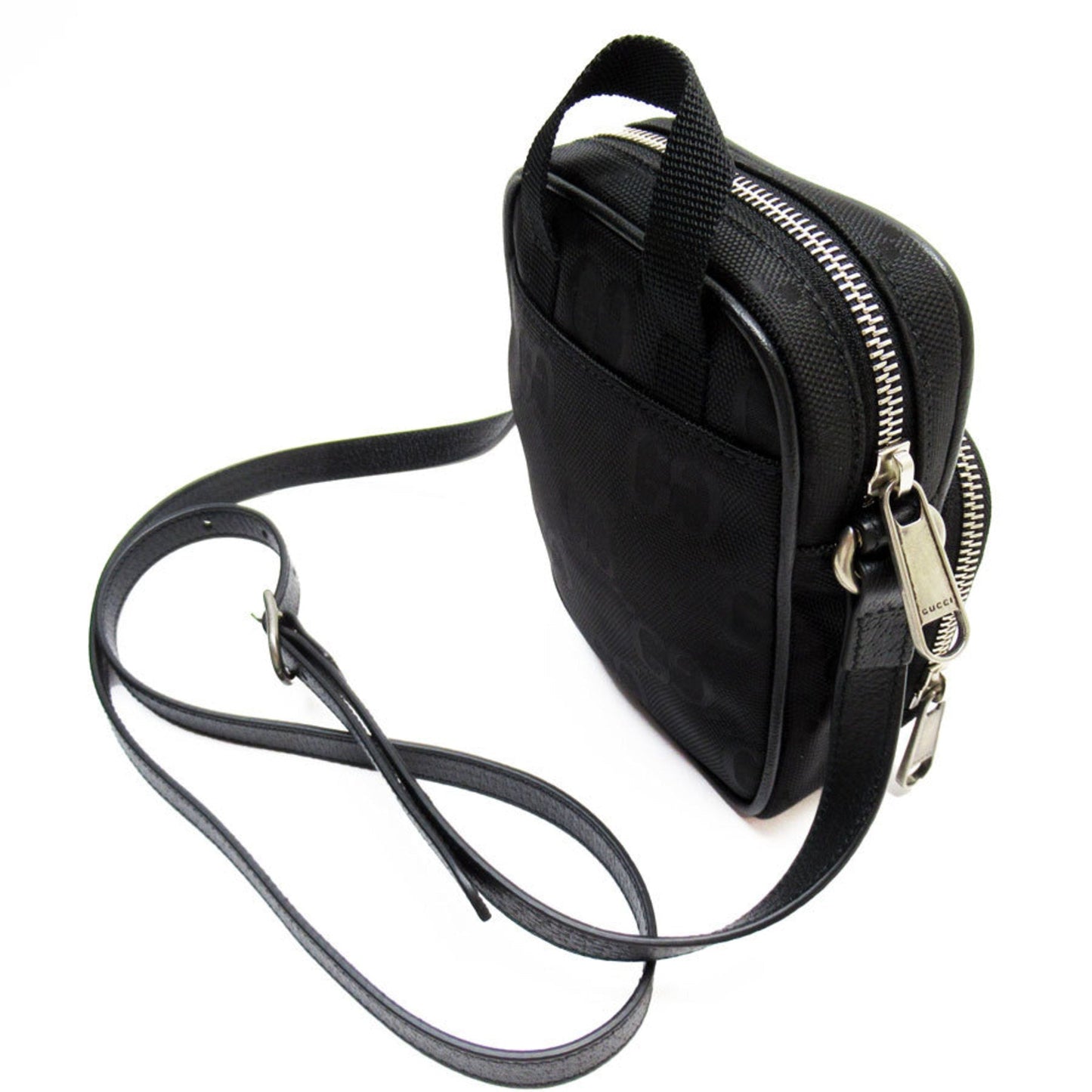 Gucci Black Canvas Shoulder Bag