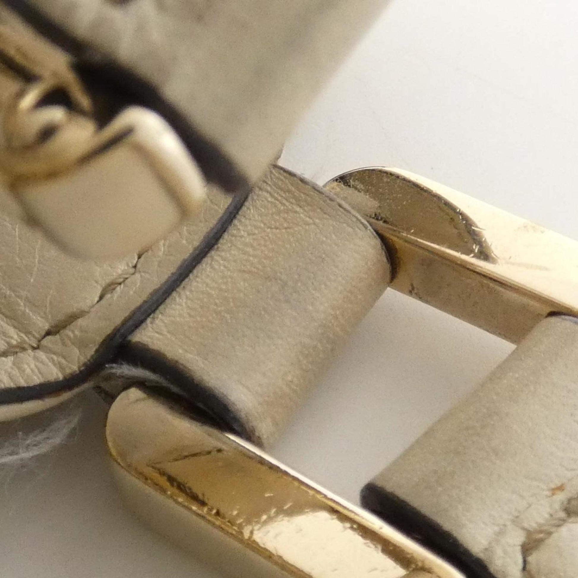 Gucci Ivory Leather Handbag