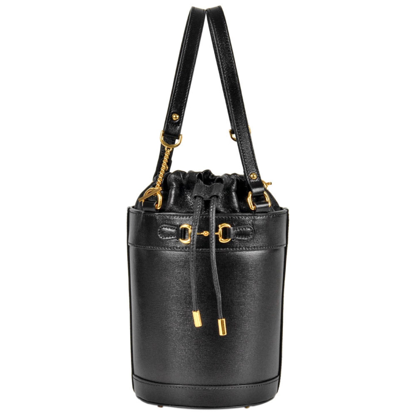 Gucci Black Leather Handbag Shoulder Bag
