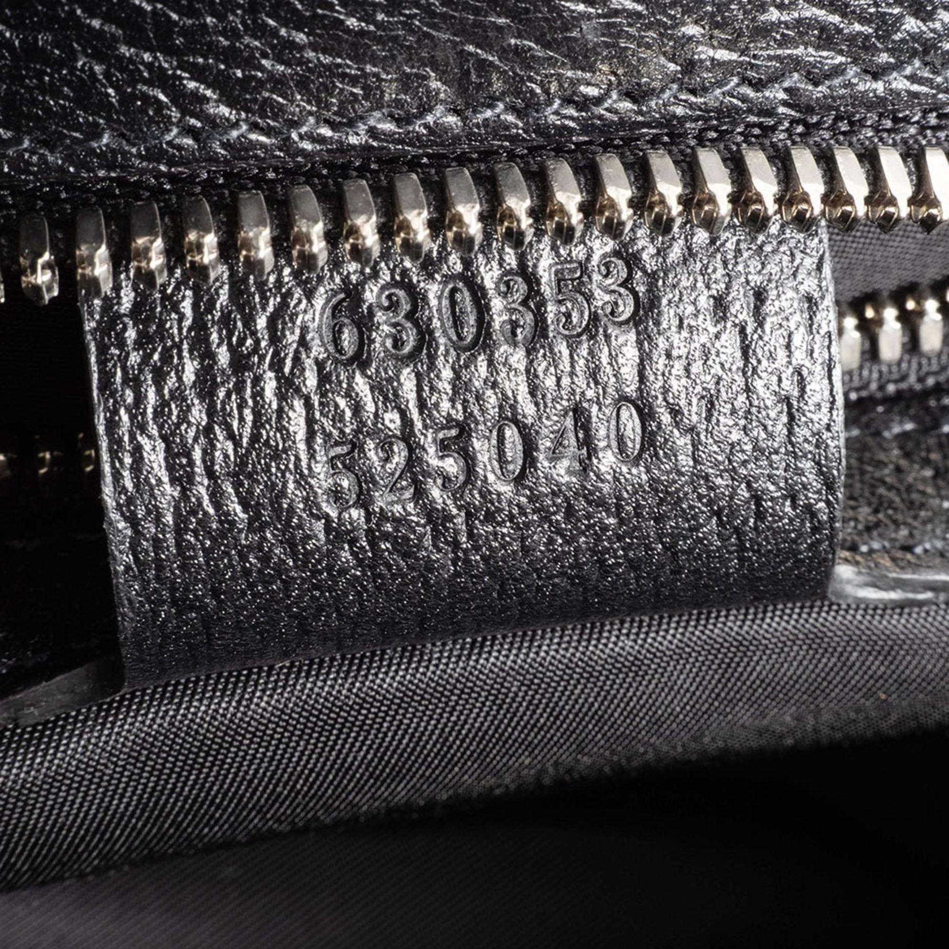 Gucci Black Nylon Leather Tote Bag