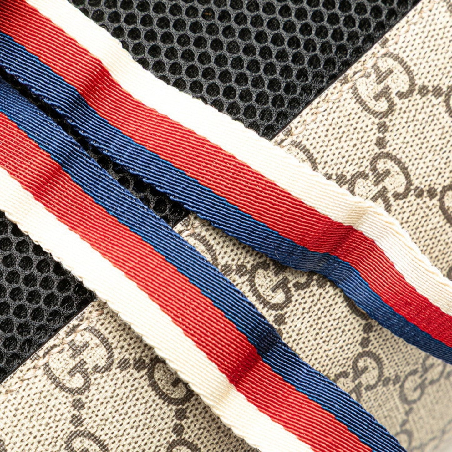 Gucci Beige Brown Multi-Color Pvc Leather Backpack