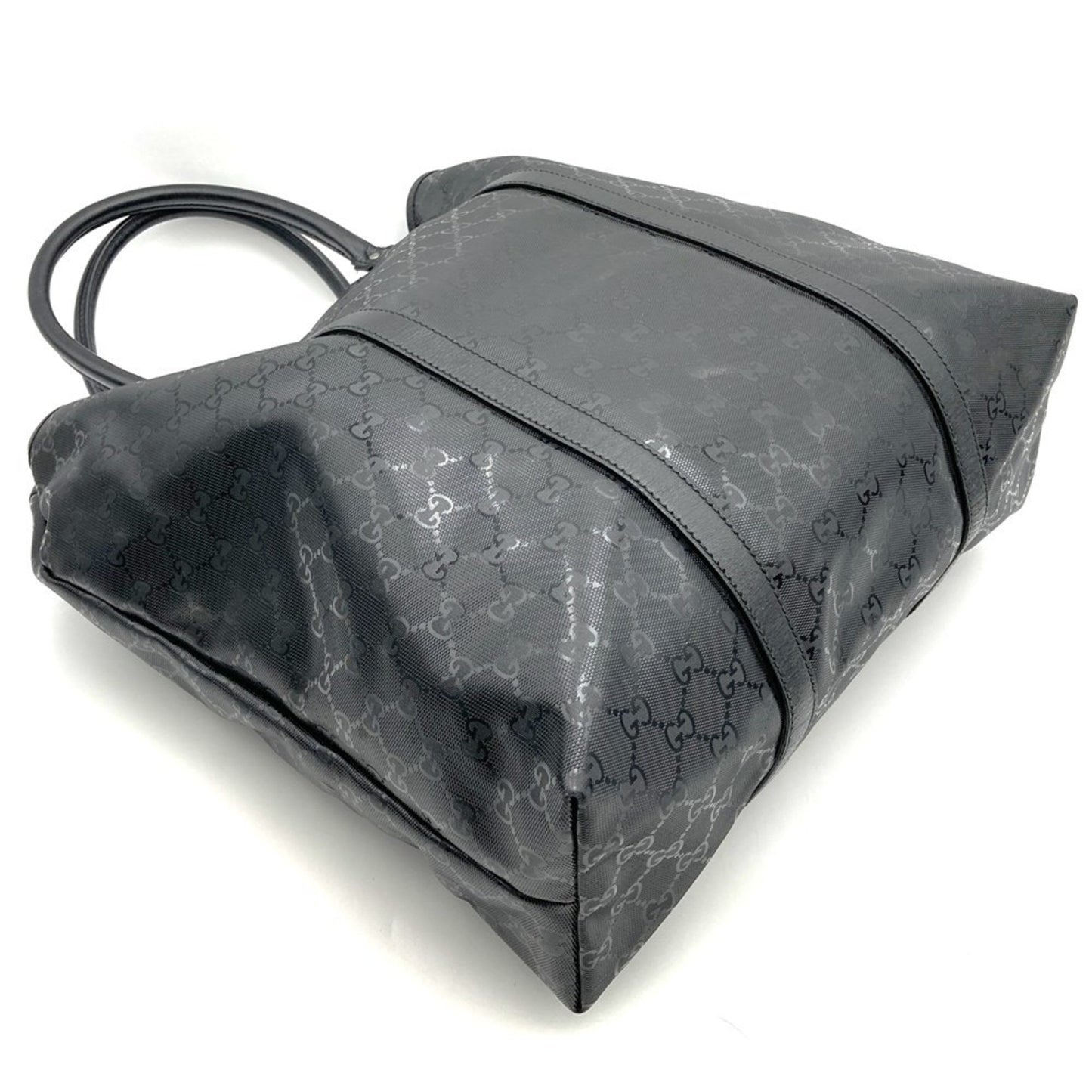 Gucci Gg Imprimé Black Gg Imprimé Tote Bag